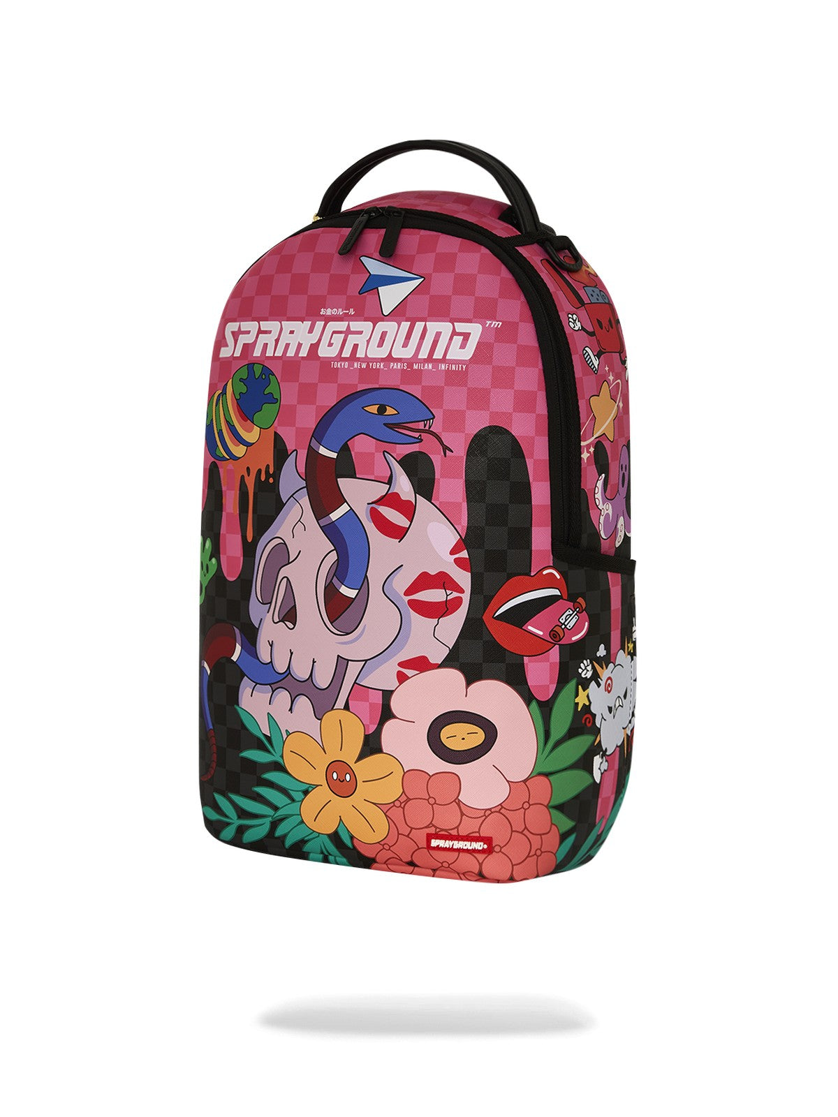 SPRAYGROUND Zaino Uomo WTF SKULL DRIP DLXSV BACKPACK 910B7604NSZ ROSA