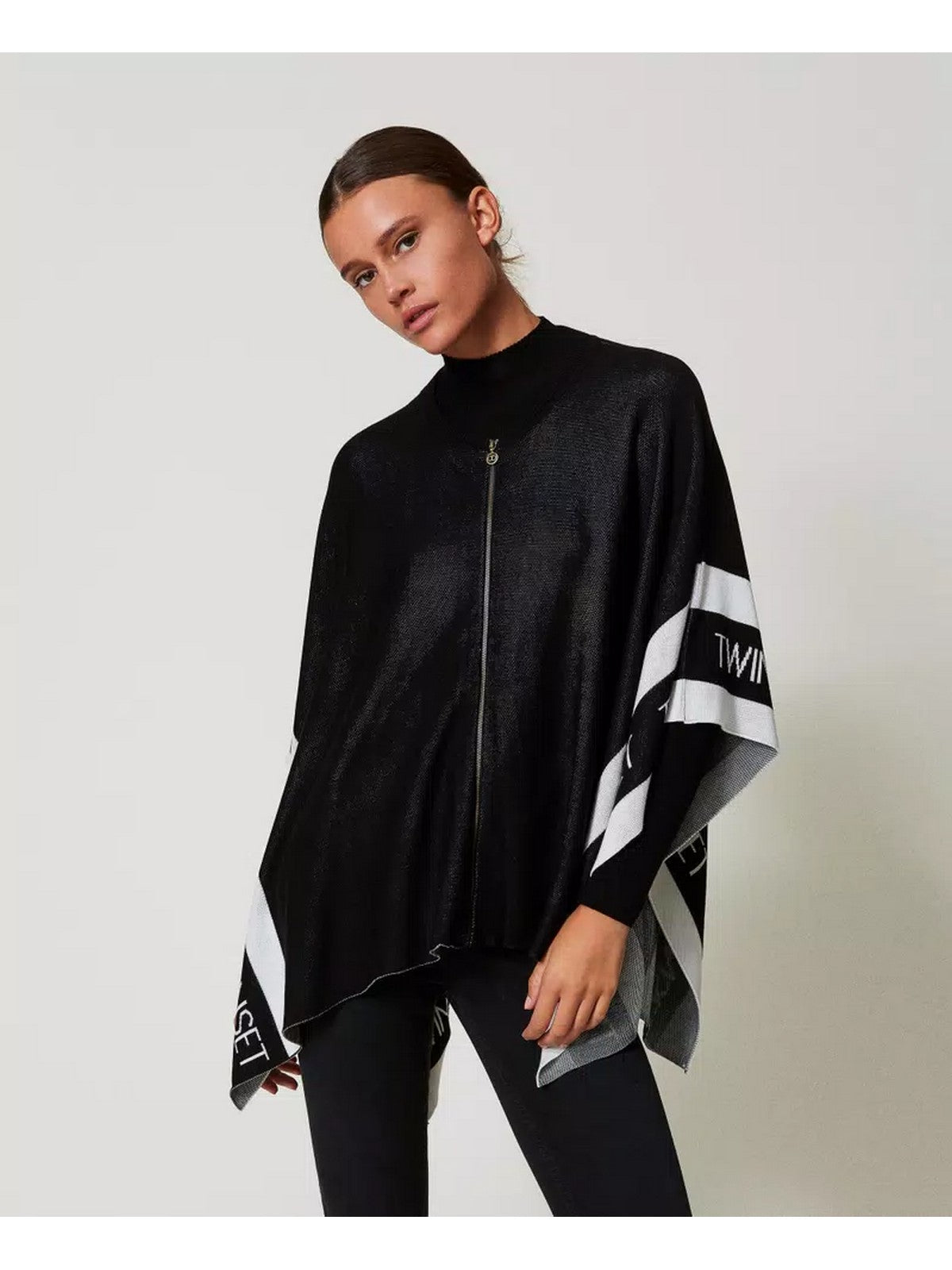 TWINSET Mantella Donna 242TA4163 00006 Nero gioboutiqueweb