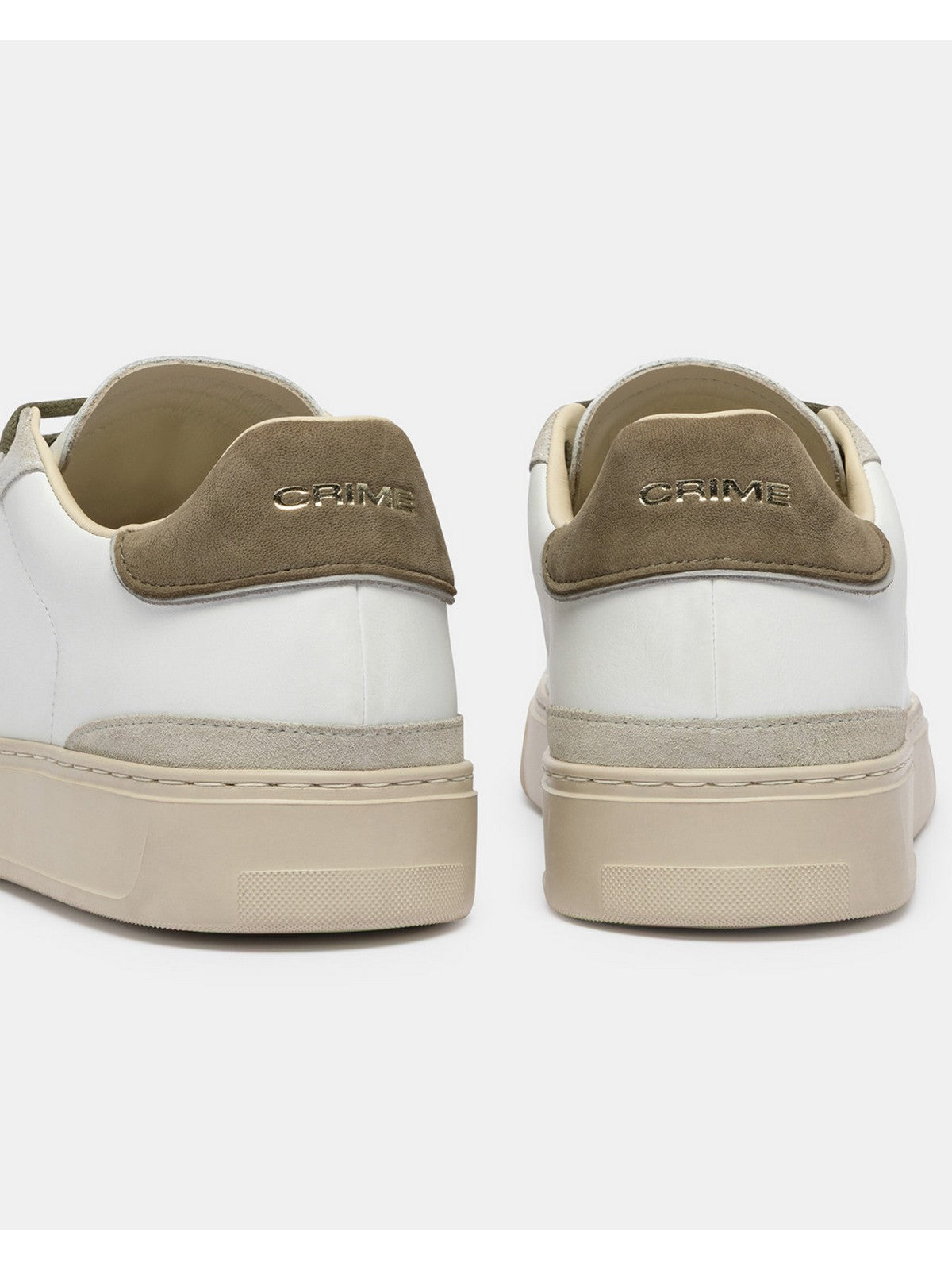 CRIME LONDON Sneaker Uomo BLADE NATURAL BEIGE 19701PP8 10 WHITE