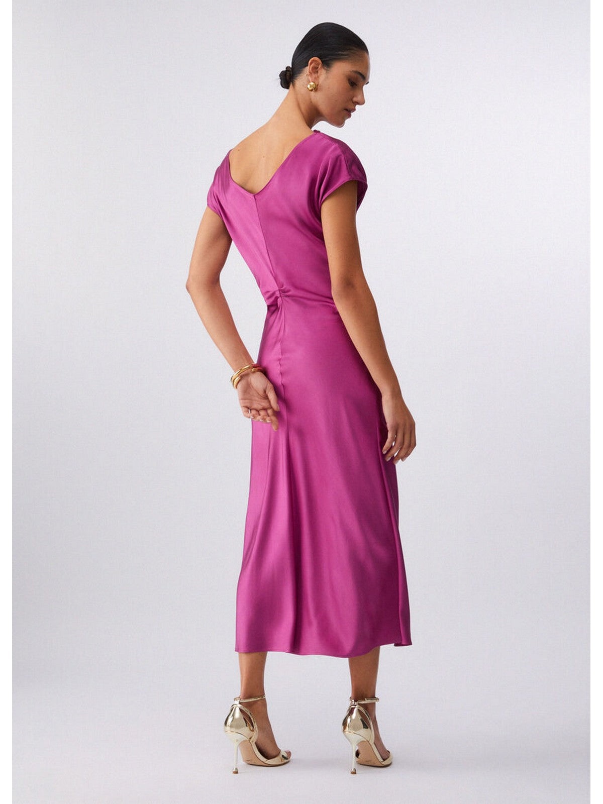 LIU JO BLACK Abito Donna CA6176T522A P9632 Orchidea pink