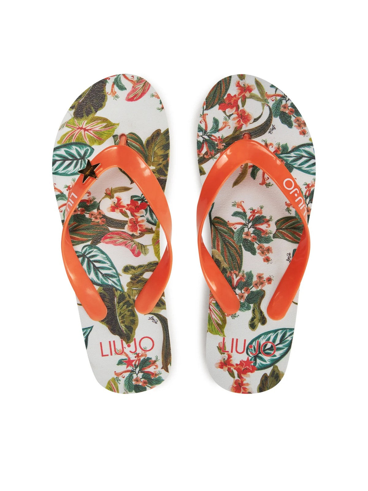 Liu Jo Beachwear flip flops Woman V4185E0396 09r35 White