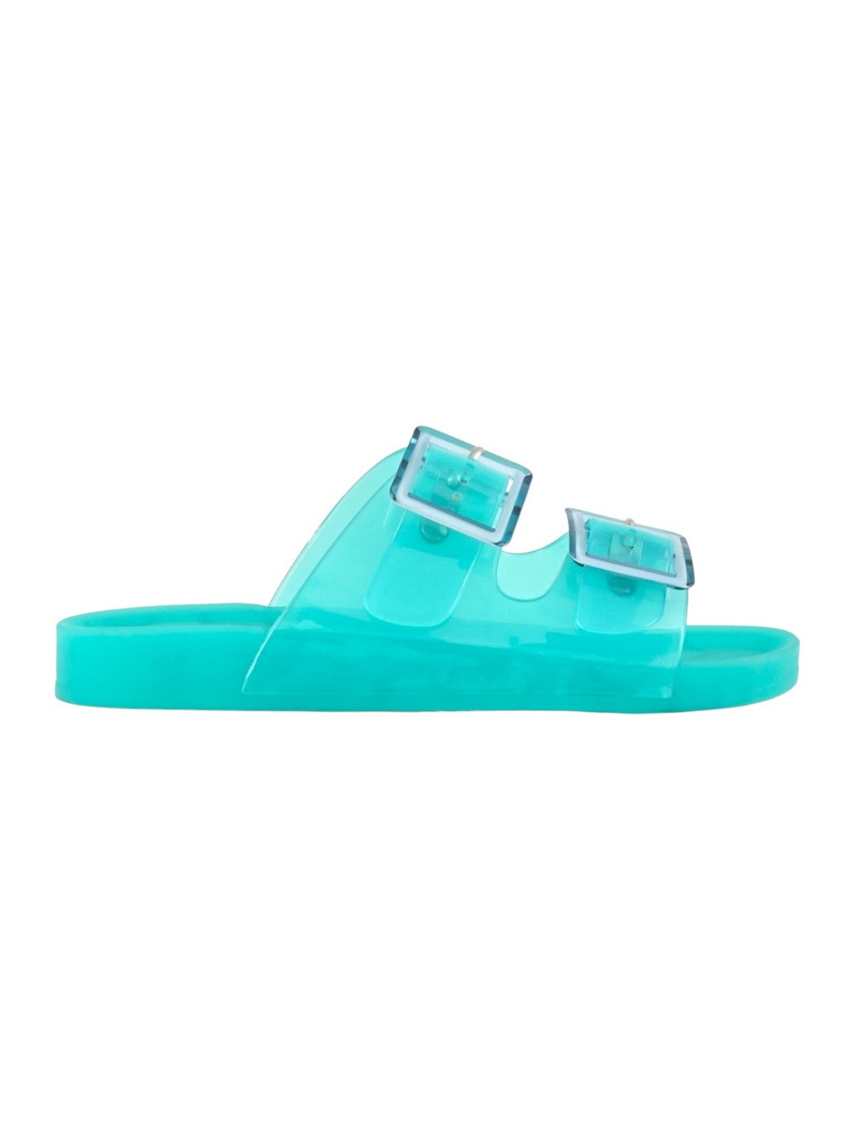COLORS OF CALIFORNIA Ciabatta Donna jelly sandal 2 buckles HC.CHJ010 SKY Blu gioboutiqueweb