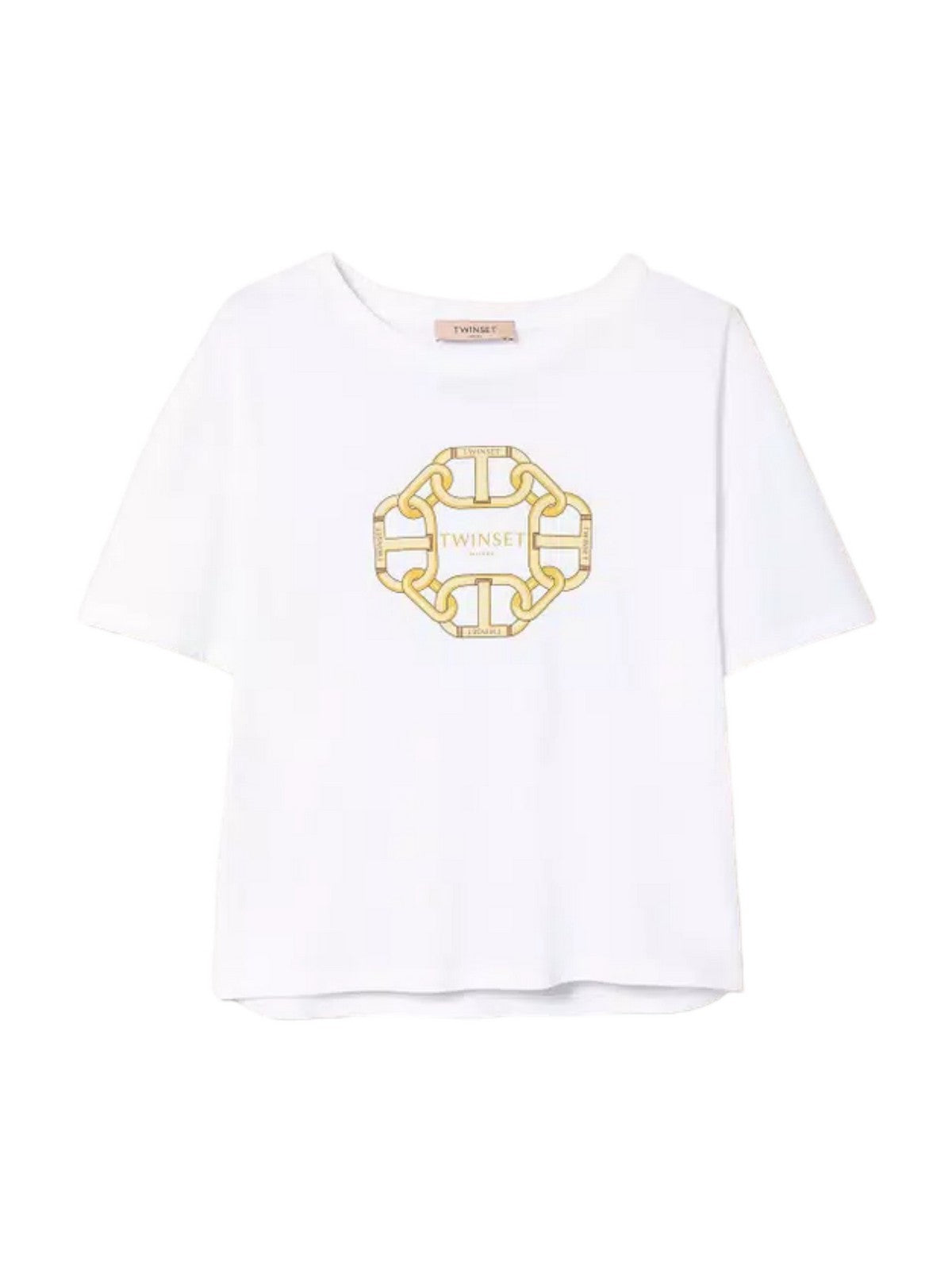 Twinset T-Shirt und Pole Woman 241TP221A 00001 Weiß