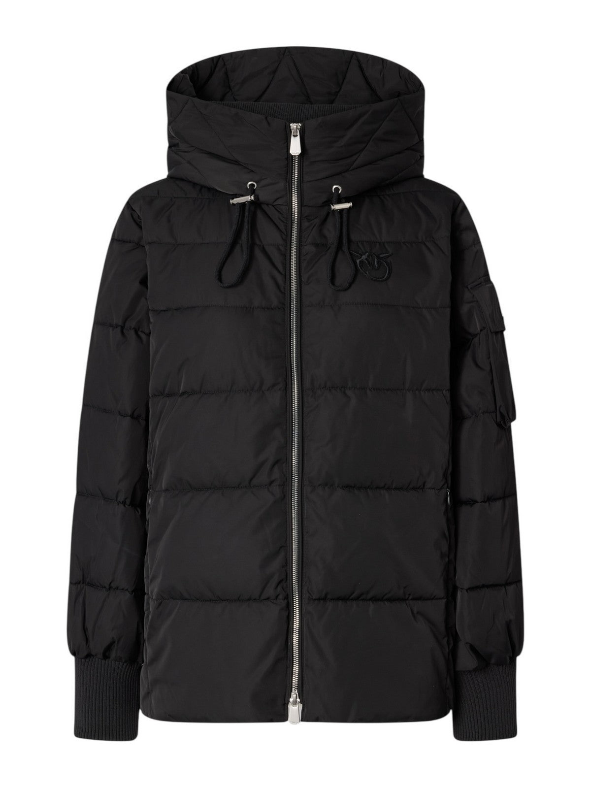 PINKO Piumino Donna CRUSCA CAPPA 105384-A2PE Z99 NERO LIMOUSINE