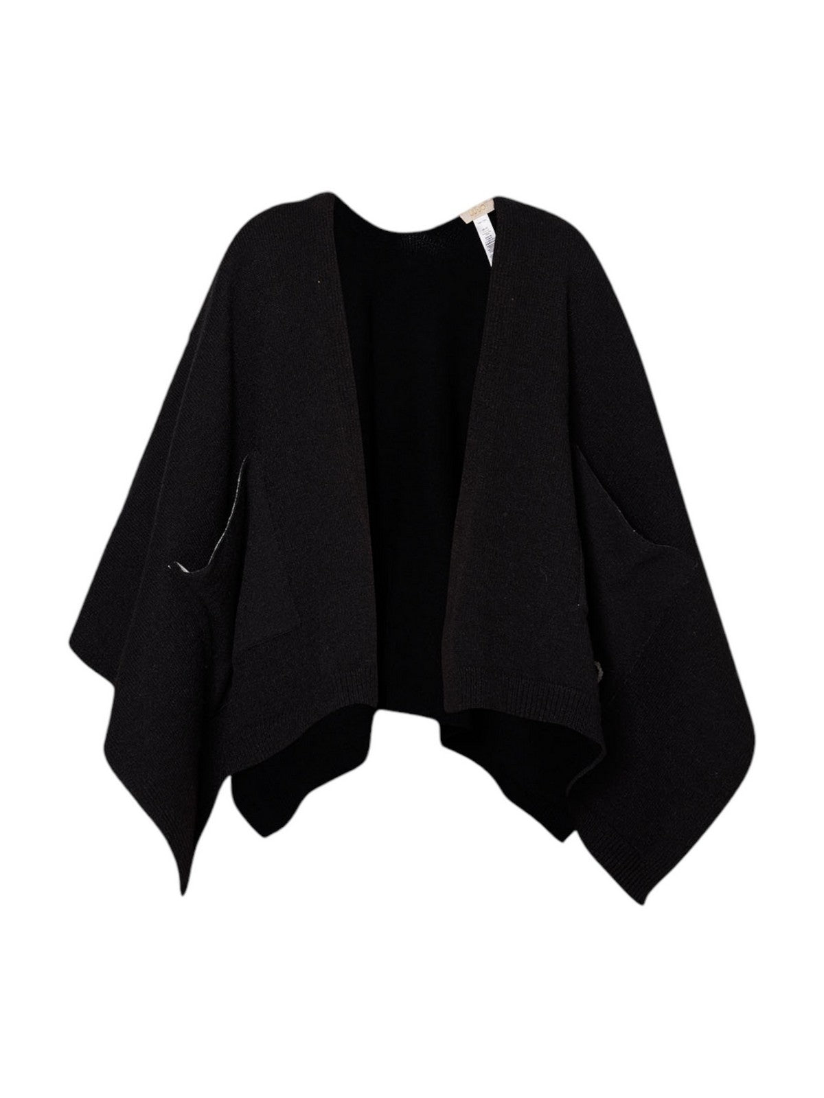 LIU JO SOFT Poncho Donna 2F4016M0300 22222 Nero gioboutiqueweb