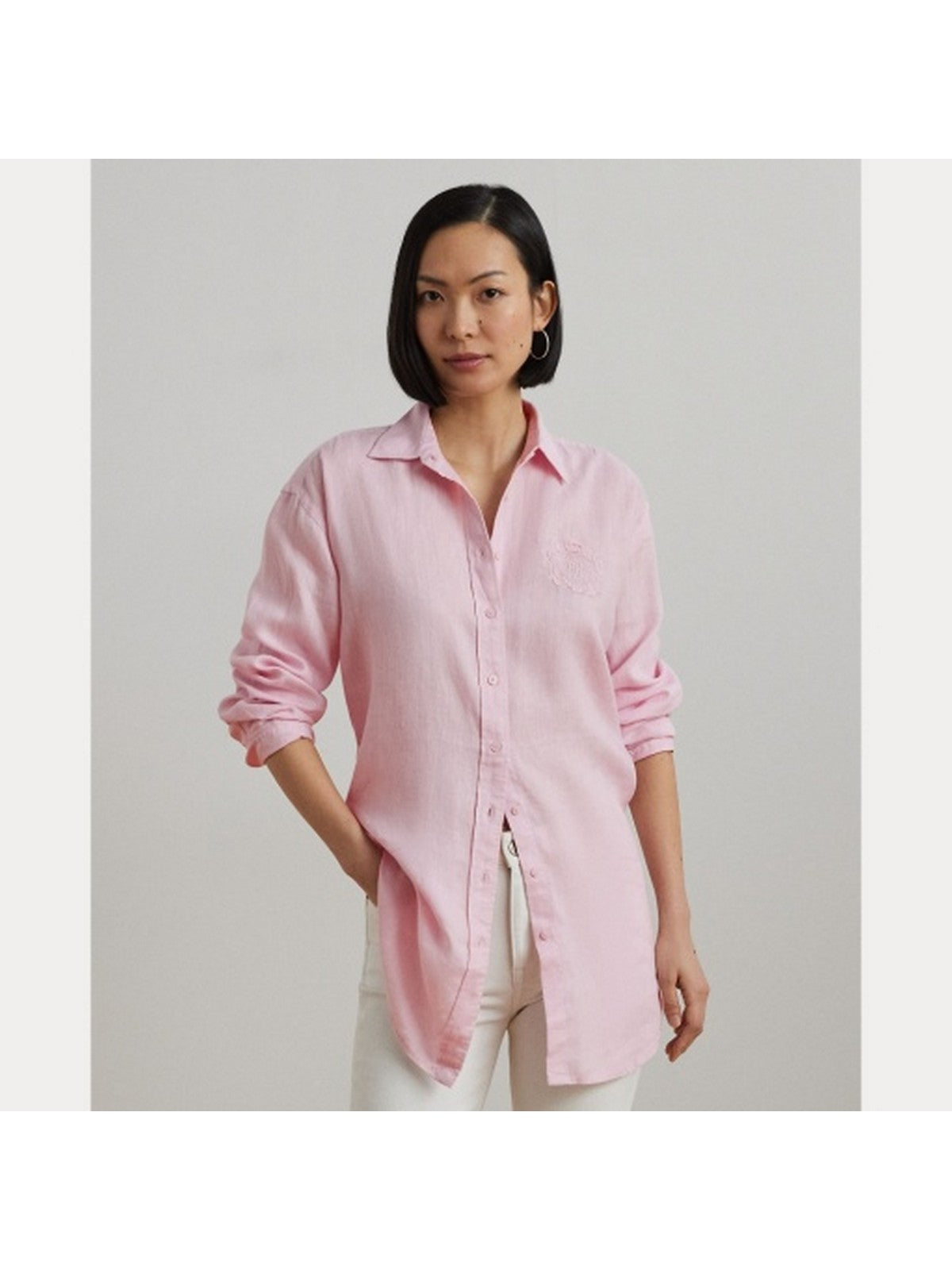 LAUREN RALPH LAUREN Camicia Donna ZAVANDRA 200966201 004 Rosa gioboutiqueweb