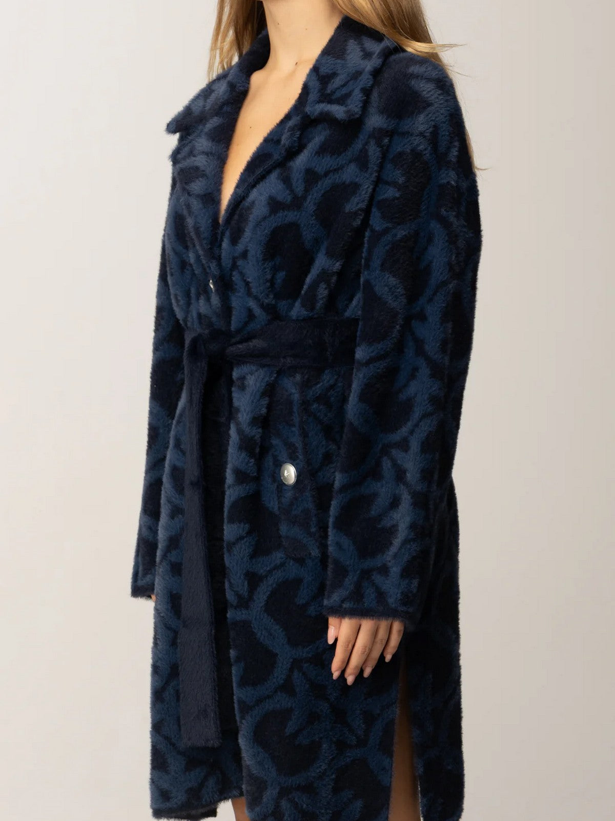 PINKO Cappotto Donna ZANTE CAPPOTTO 105415-A2WY GG1 BLU/BLU SCURO