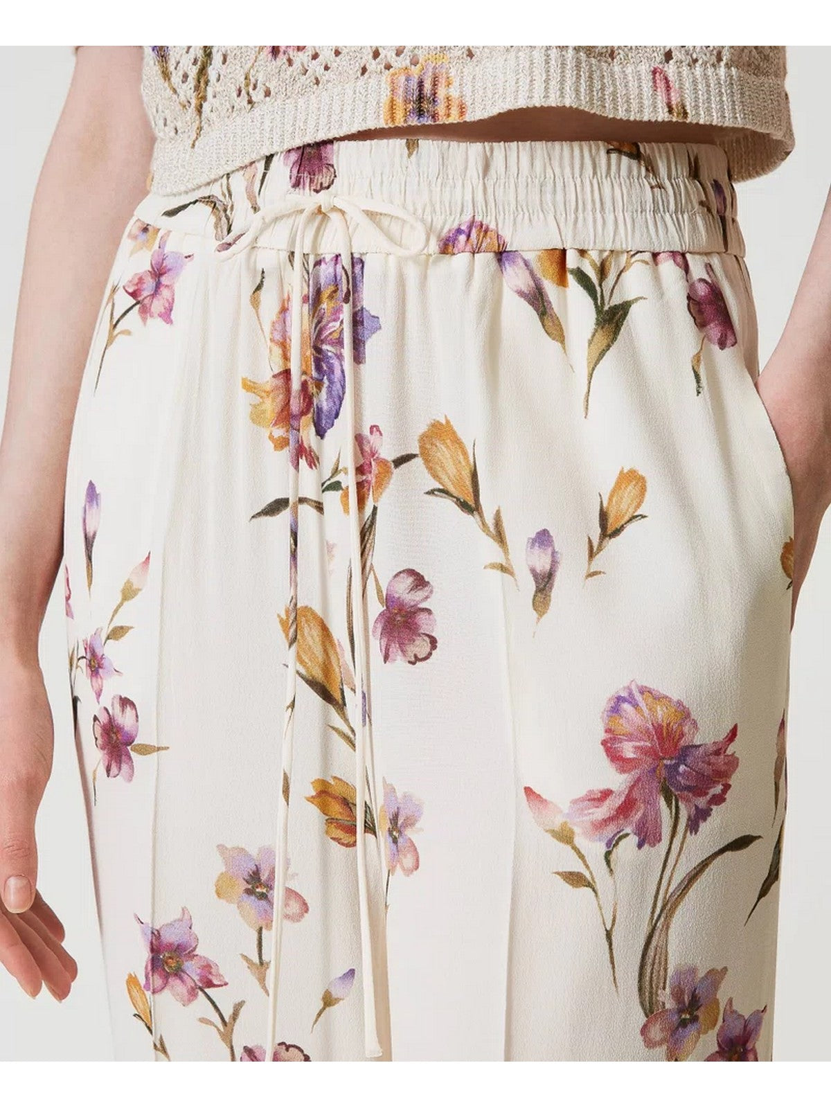 TWINSET Pantalone Donna 251TP2776 12329 Bianco