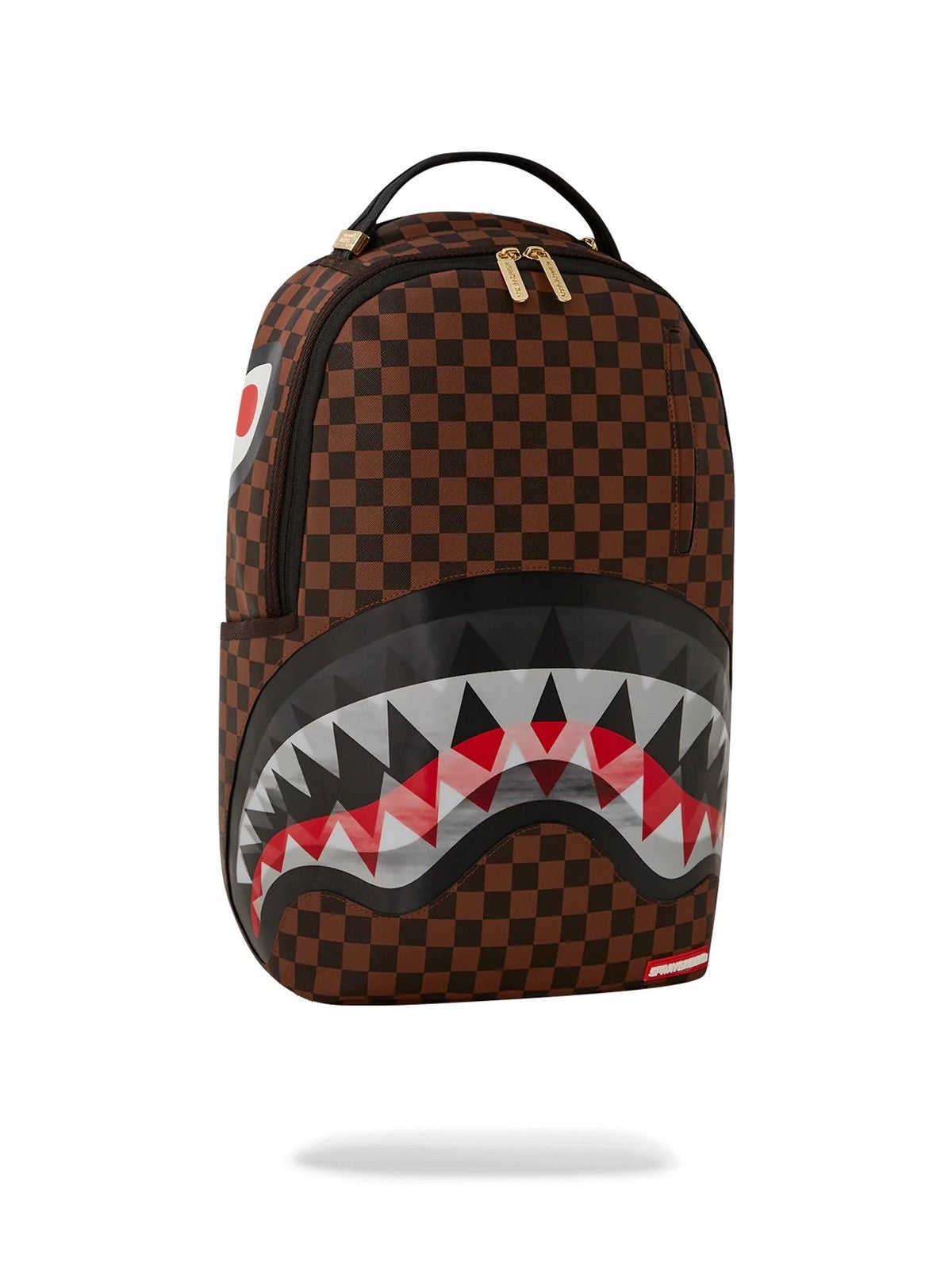 SPRAYGROUND Zaino Uomo SHARKS IN PARIS LENTICULAR CHOMP 910B5724NSZ Marrone gioboutiqueweb