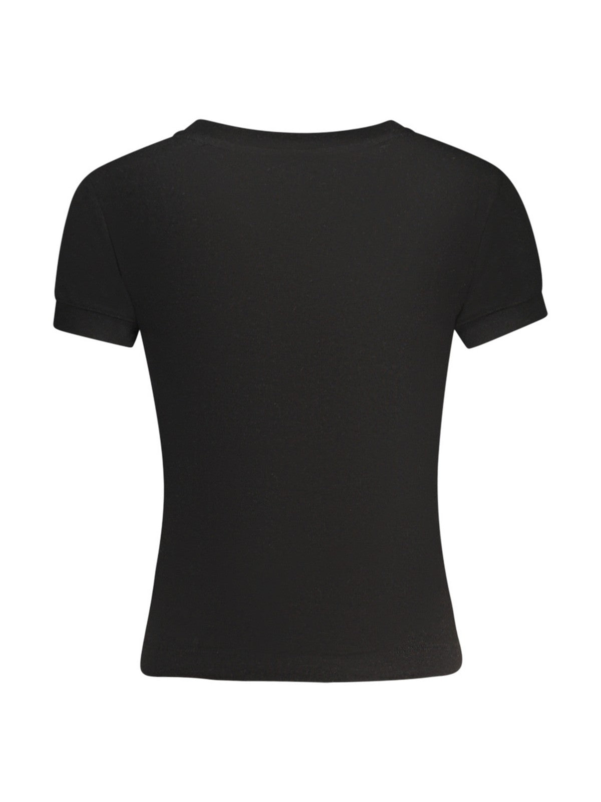 GUESS T-shirt Donna TINA SS V NECK RIBS TOP W5RP17 KCNH2 JBLK Jet Black A996 gioboutiqueweb