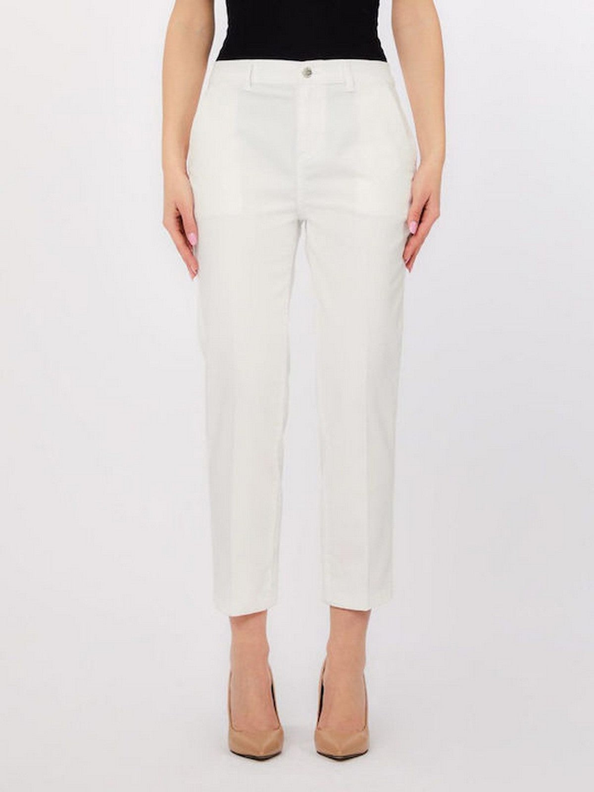 LIU JO WHITE Pantalone Donna WA6510T7144 11111 BIANCO OTTICO