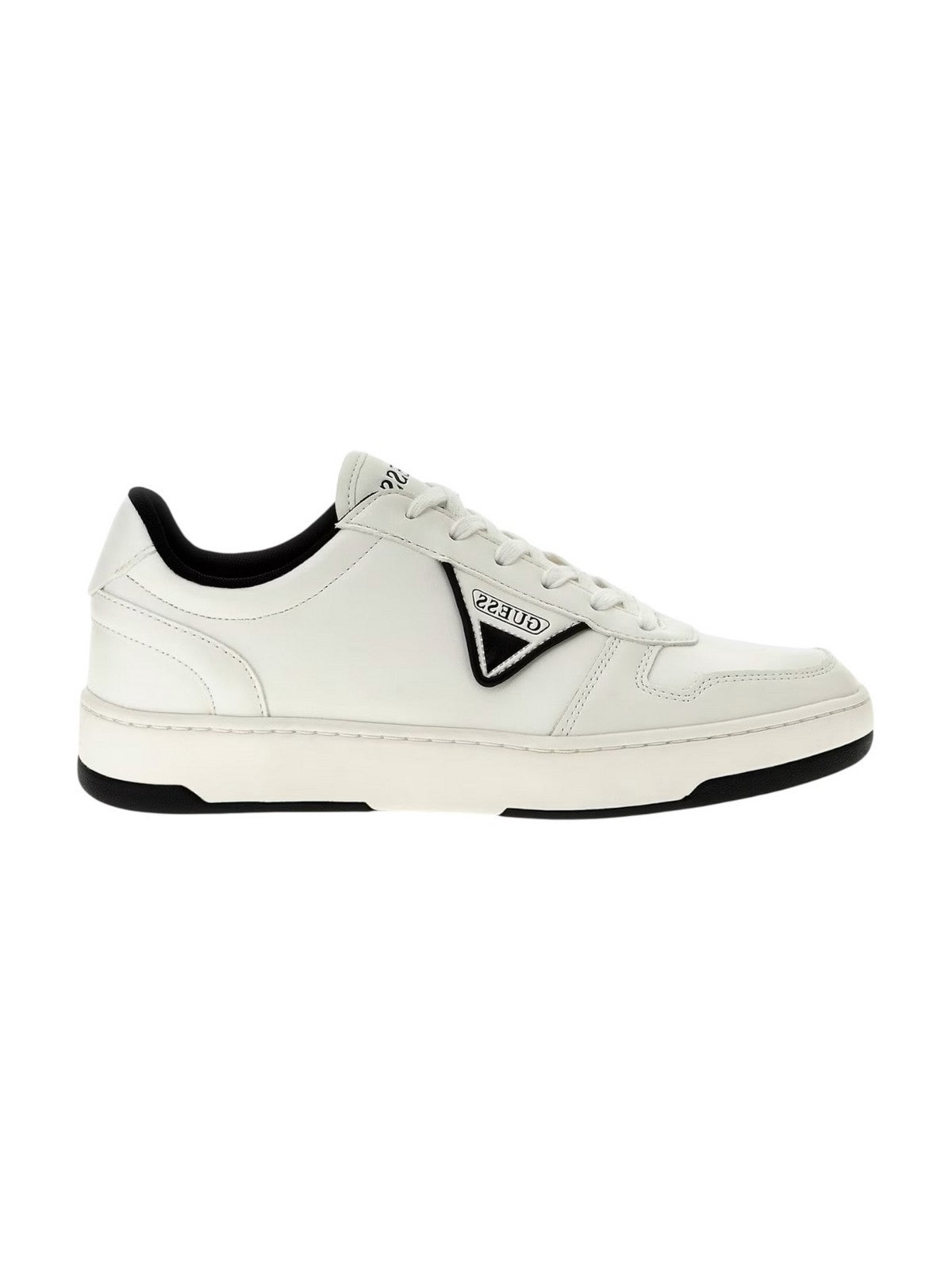 GUESS Sneaker Uomo VADIK FMPVIN ELE12 WHBLK WHITE BLACK