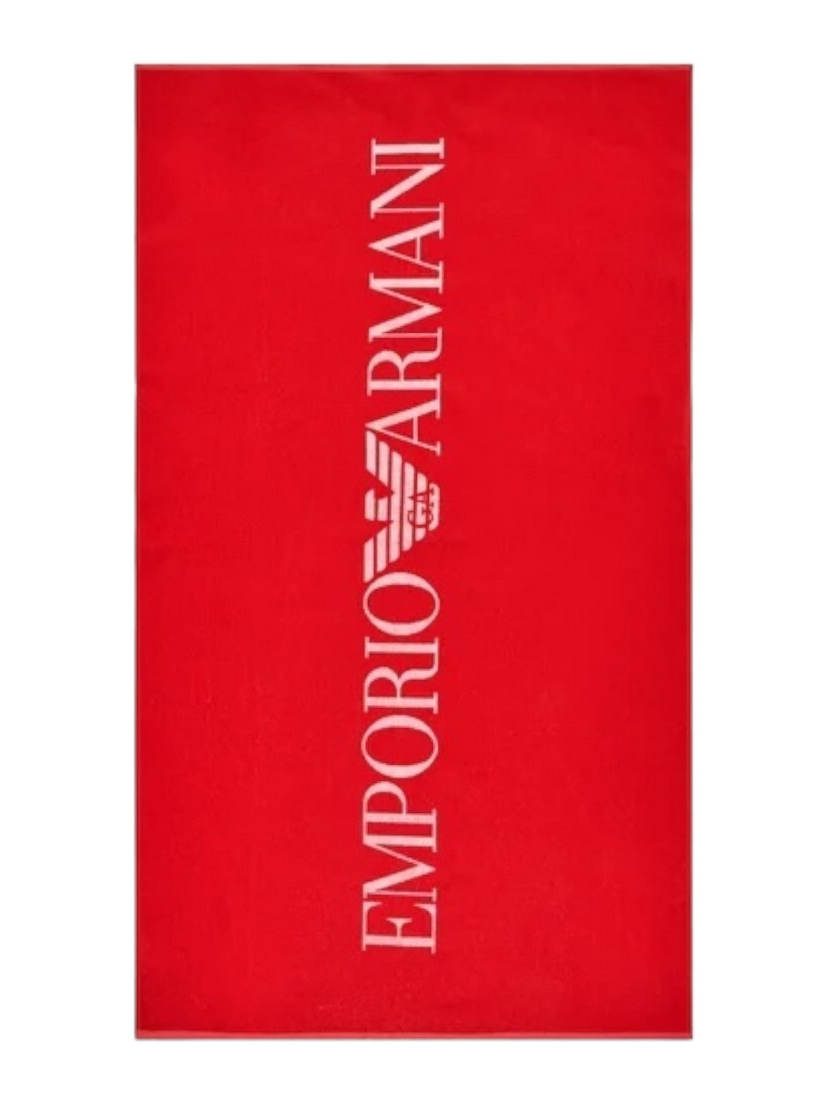 EMPORIO ARMANI Telo mare Uomo 231772 4R451 00774 Rosso gioboutiqueweb