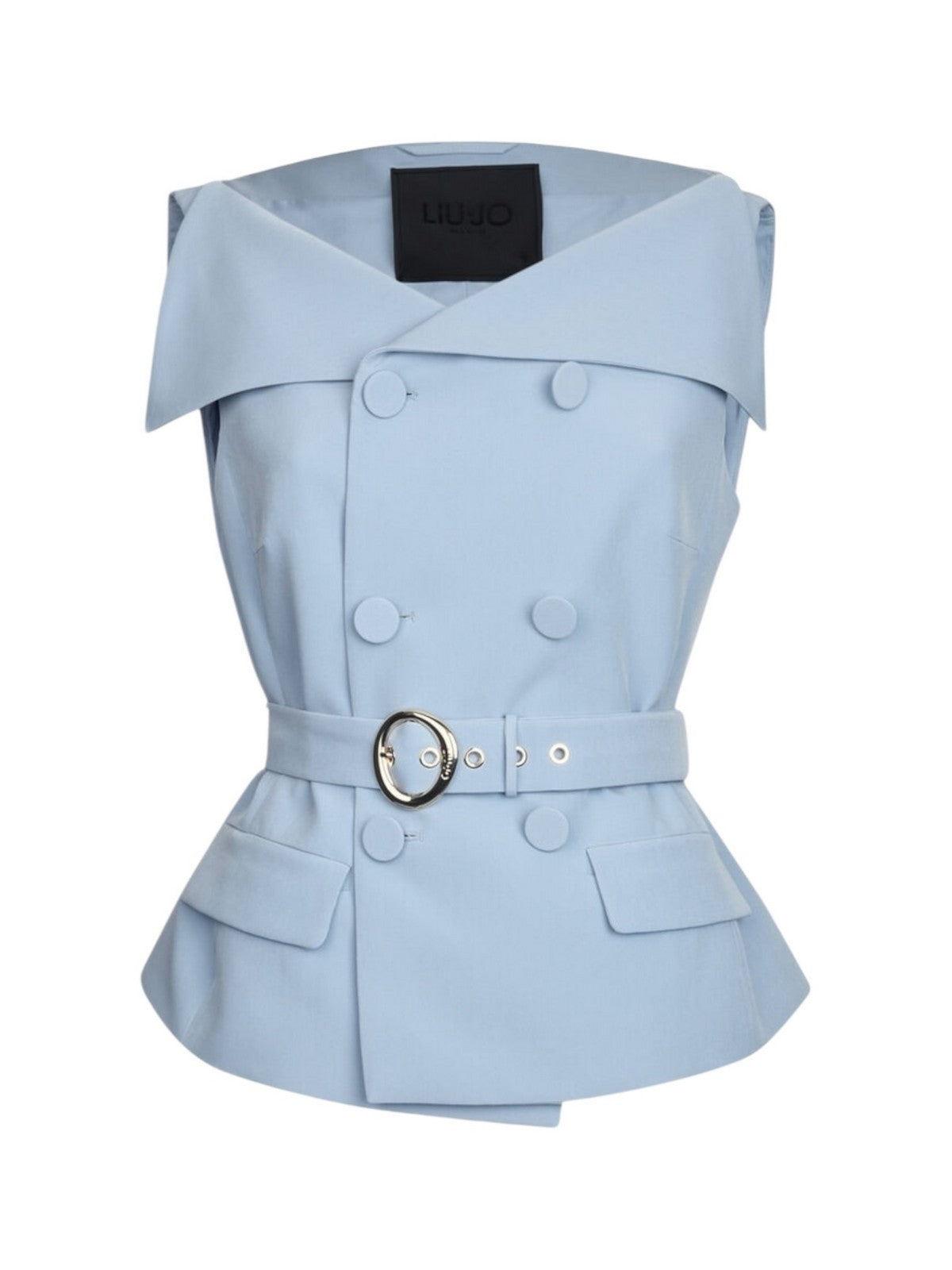 LIU JO BLACK Gilet Donna CA5098T2200 X064A Blu gioboutiqueweb