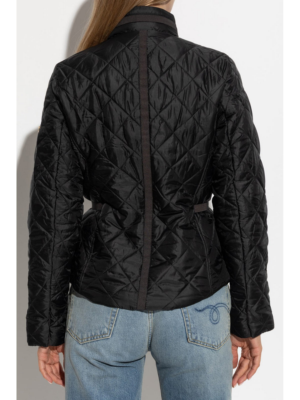 MICHAEL KORS Piumino Donna ECO BELTED PUFFR MT520IB3SB 001 BLACK gioboutiqueweb