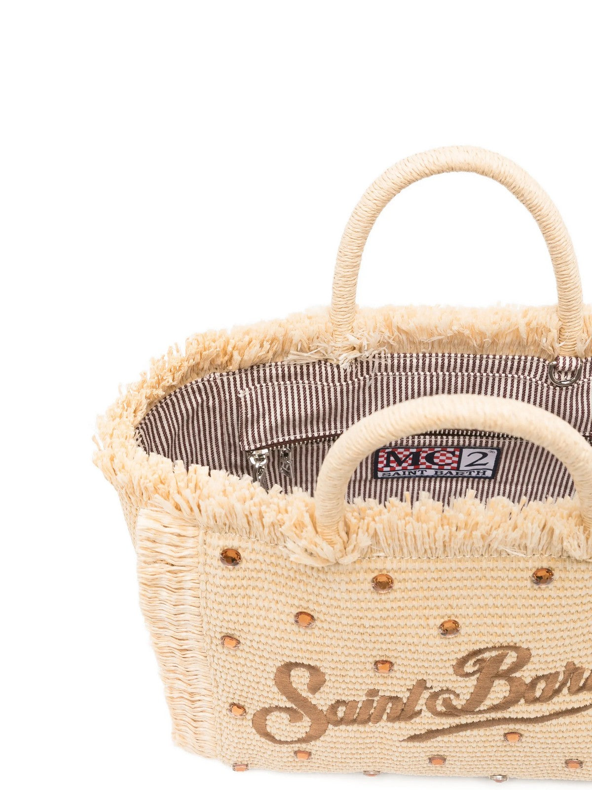 MC2 SAINT BARTH Borsa Donna COLETTE STRAW N 02747L STRASS 18 EMB