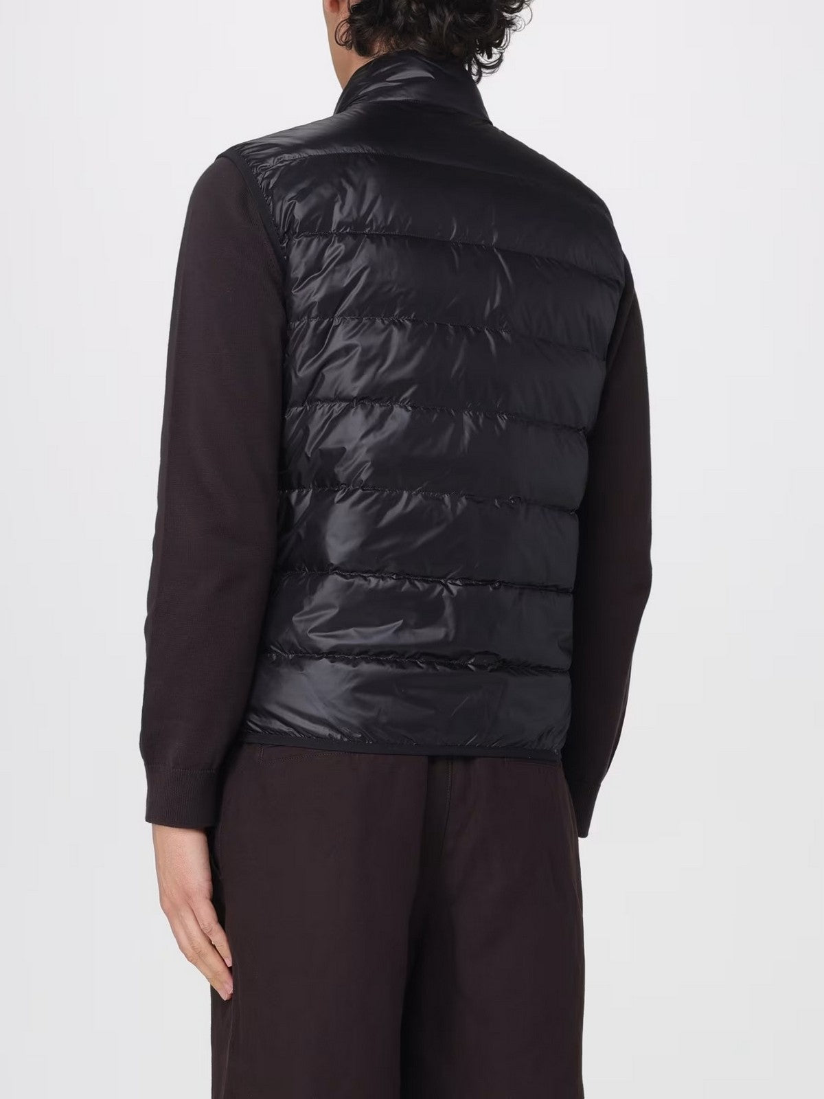 BLAUER Gilet Uomo RAWSON 26SBLUX03232 006719 999ET NERO interno BEIGE NATURALE
