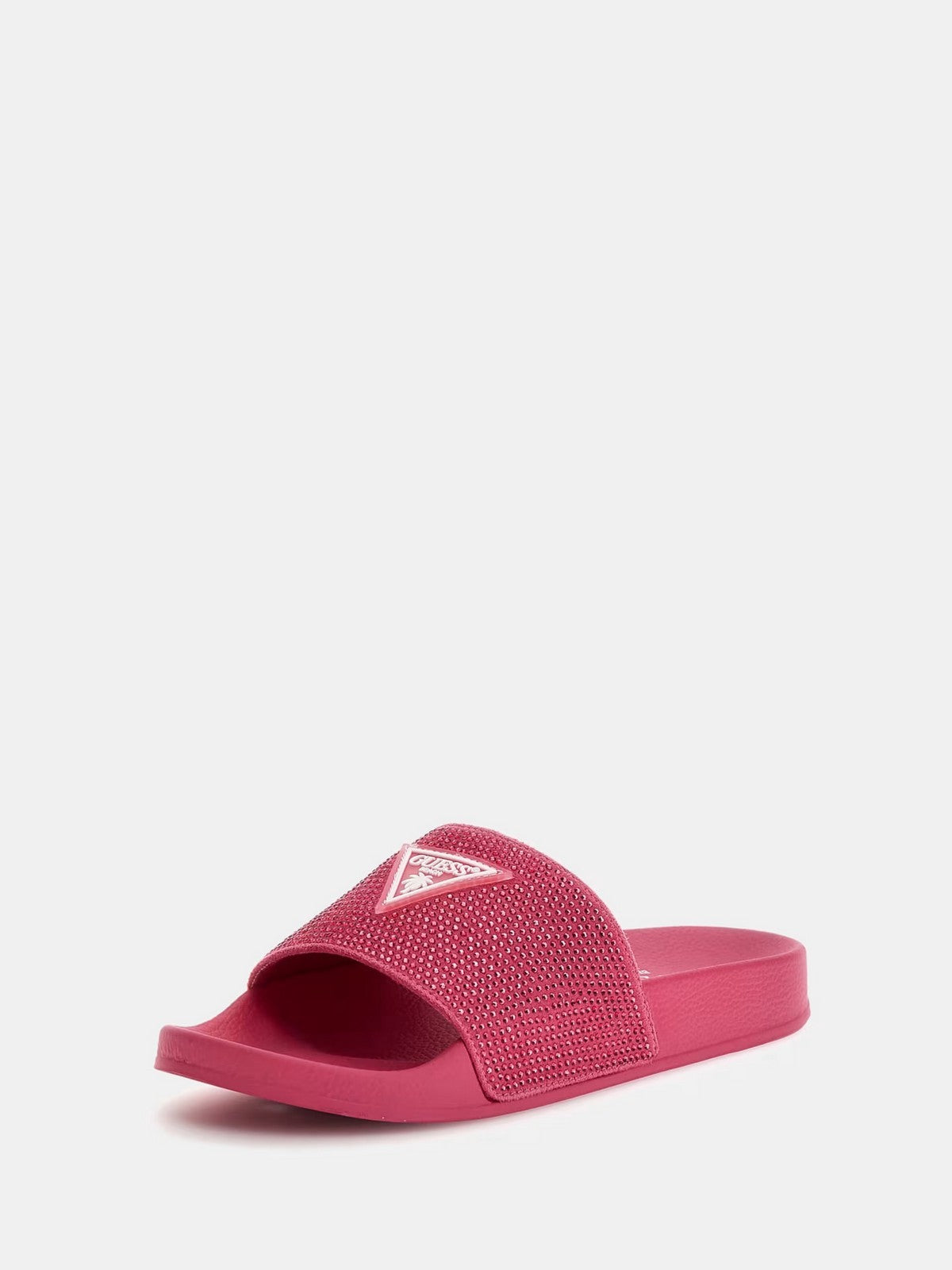 GUESS Ciabatta Donna BEACH SLIPPERS STRASS E4GZ25 BB00F G4D6 Rosa gioboutiqueweb