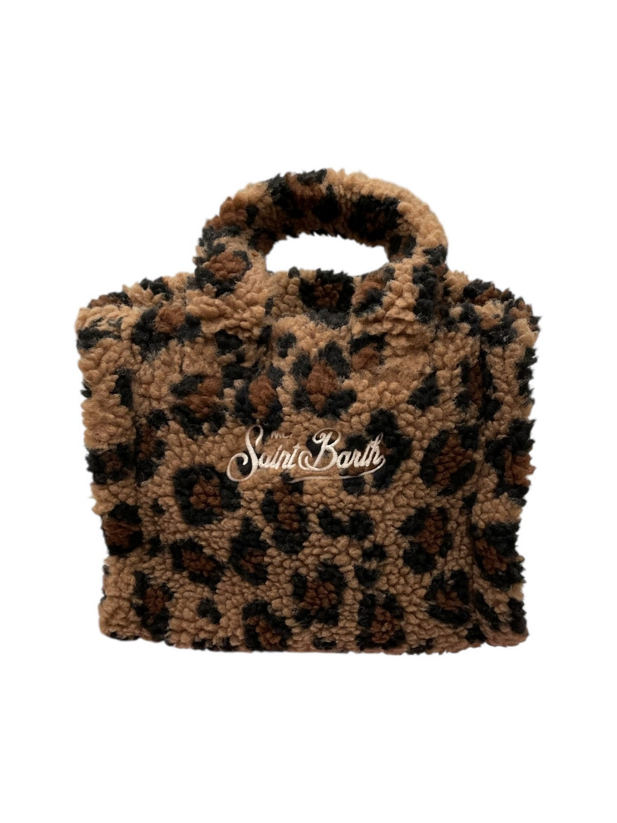 MC2 SAINT BARTH Borsa Donna VANITY MINI TEDDY 01475I LEOPARD 1218 EMB