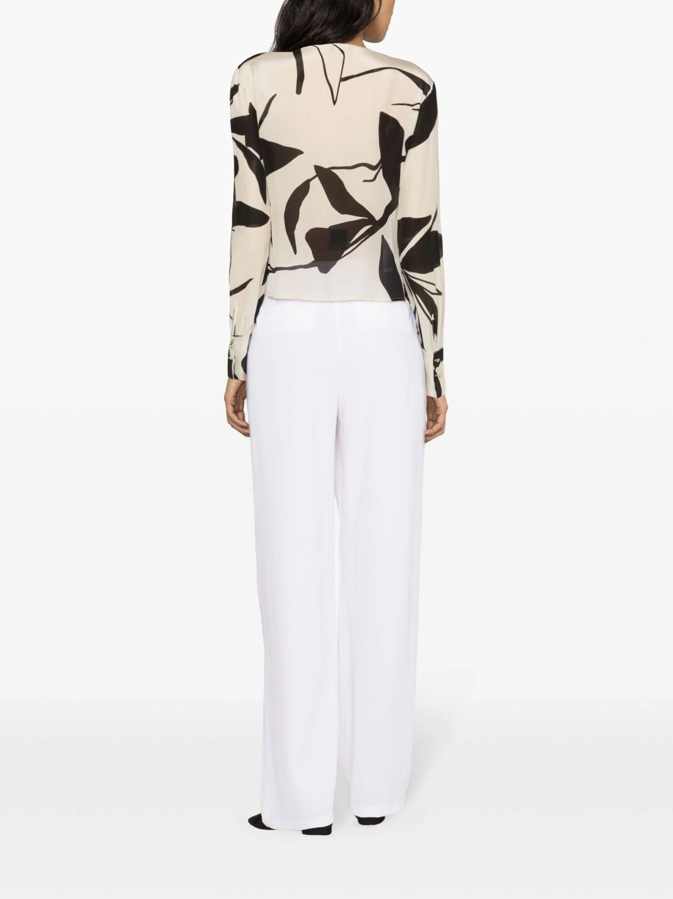 LIU Jo Black Woman Blouse CA4245T3598 N9027 White