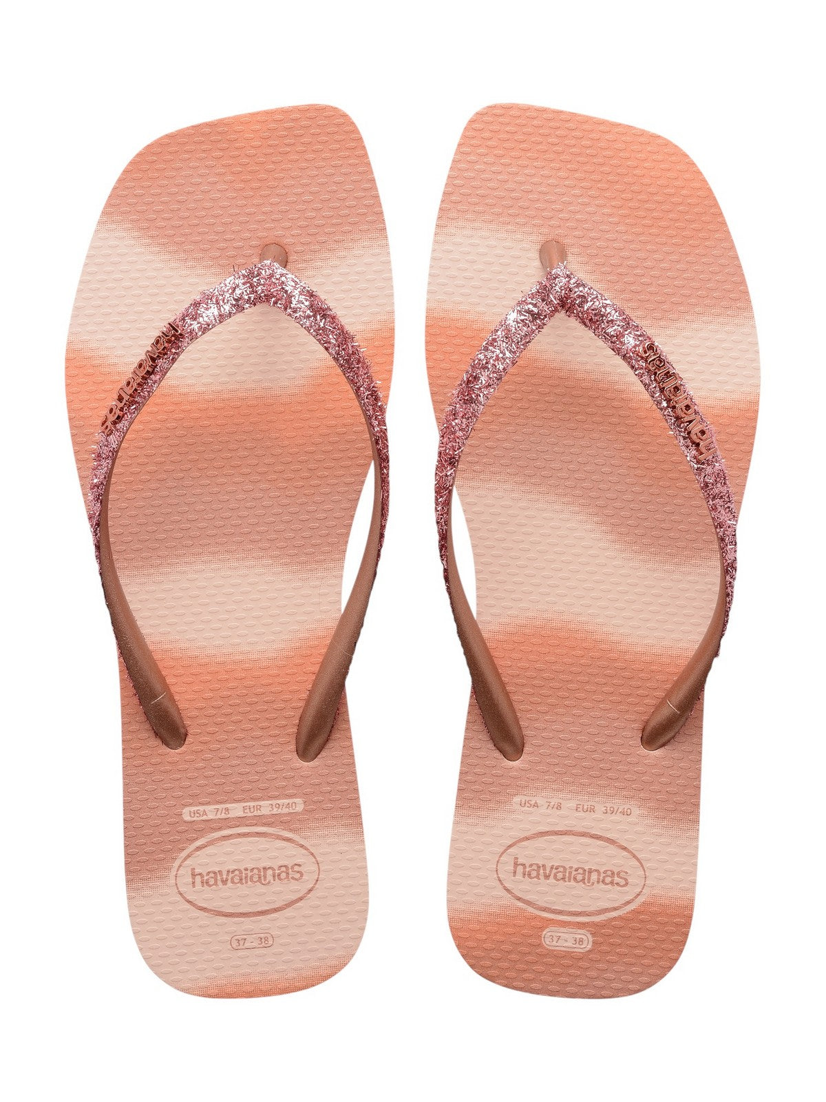 HAVAIANAS Infradito Donna Hav. Slim square glitter party 4149417.0076 Rosa gioboutiqueweb
