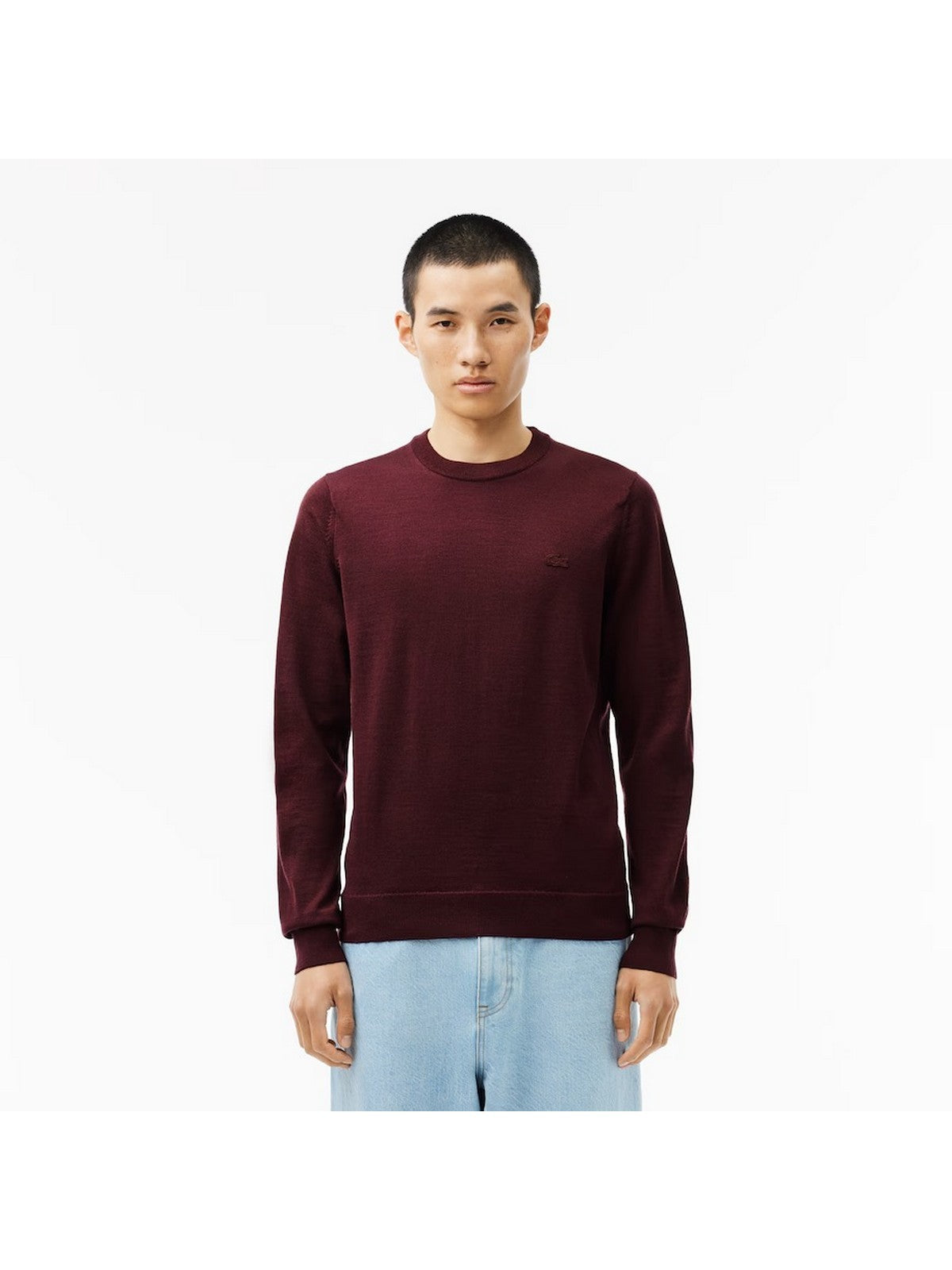 LACOSTE Maglione Uomo AH1969 BZD Rosso gioboutiqueweb