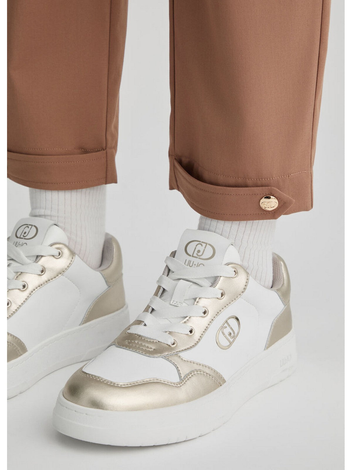 LIU JO SPORT Pantalone Donna TA5144TS922 X0675 Nude brown gioboutiqueweb