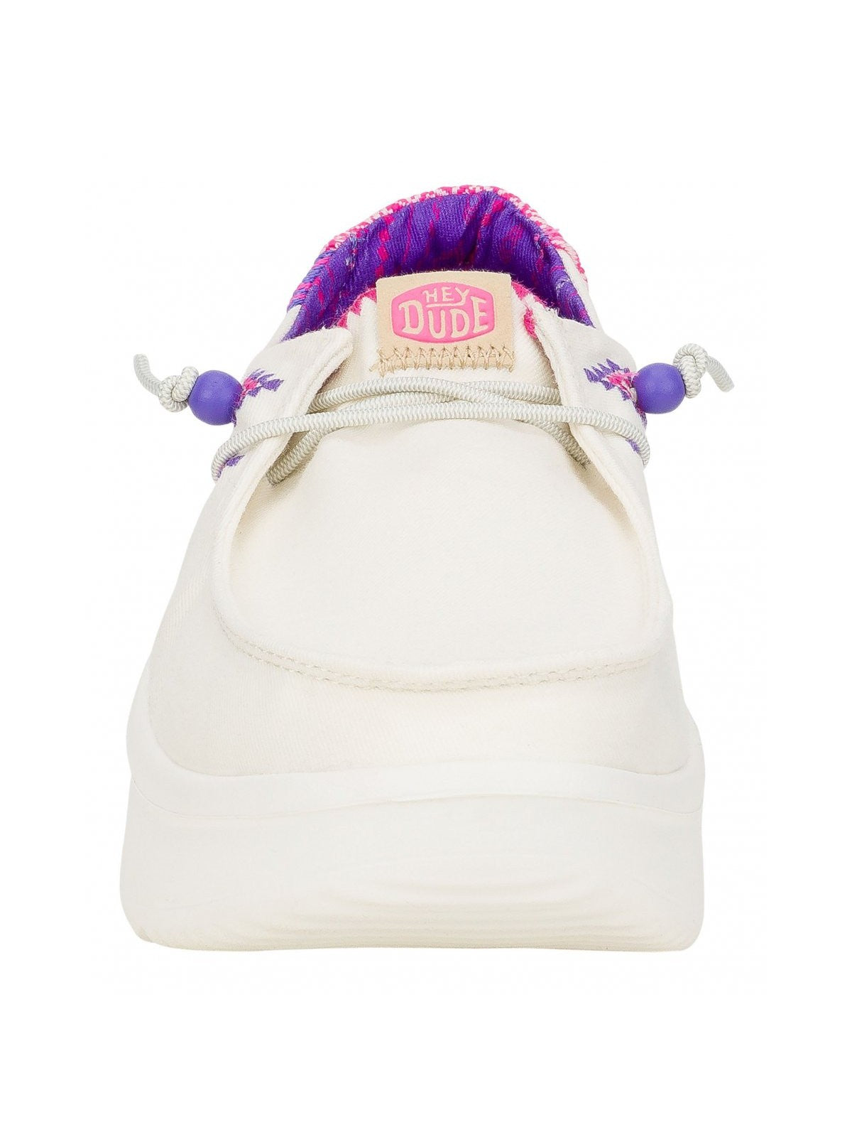HEY DUDE Mocassino Donna HD.41946 102 WHITE/PINK gioboutiqueweb
