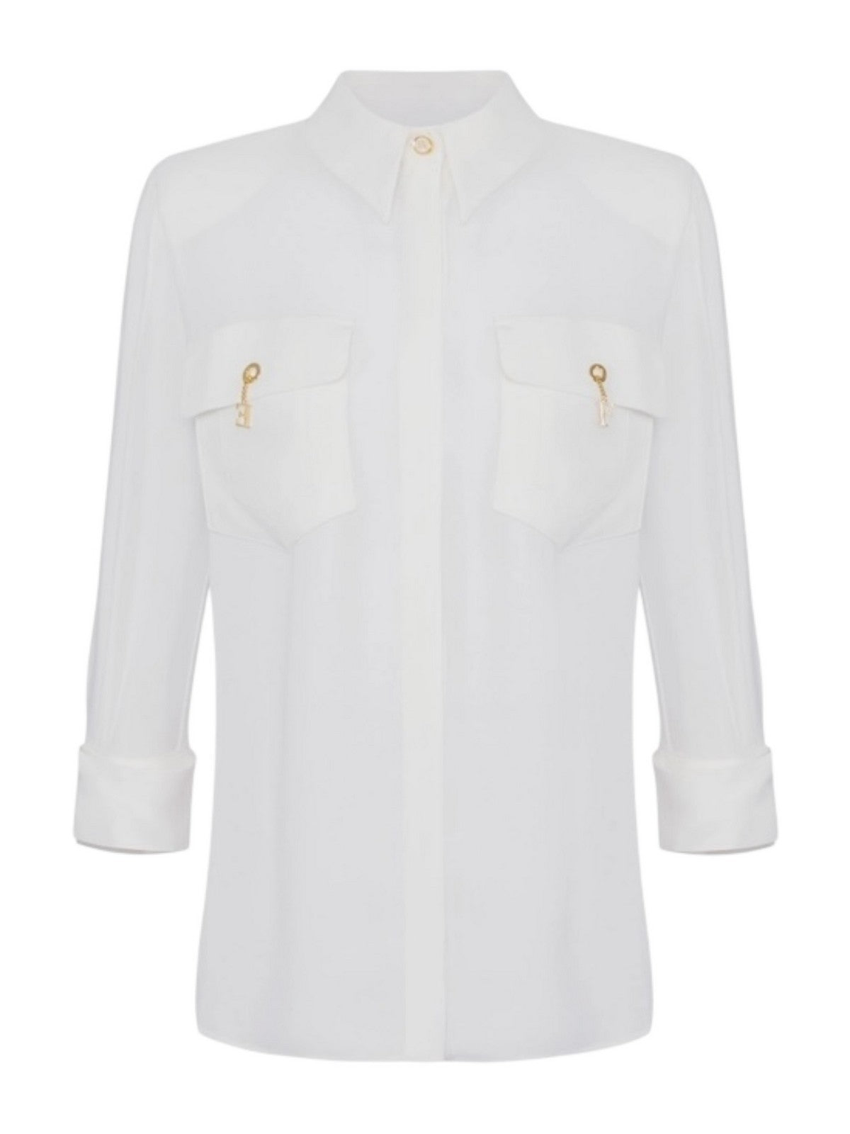 ELISABETTA FRANCHI Camicia Donna CA12256E2 360 Avorio