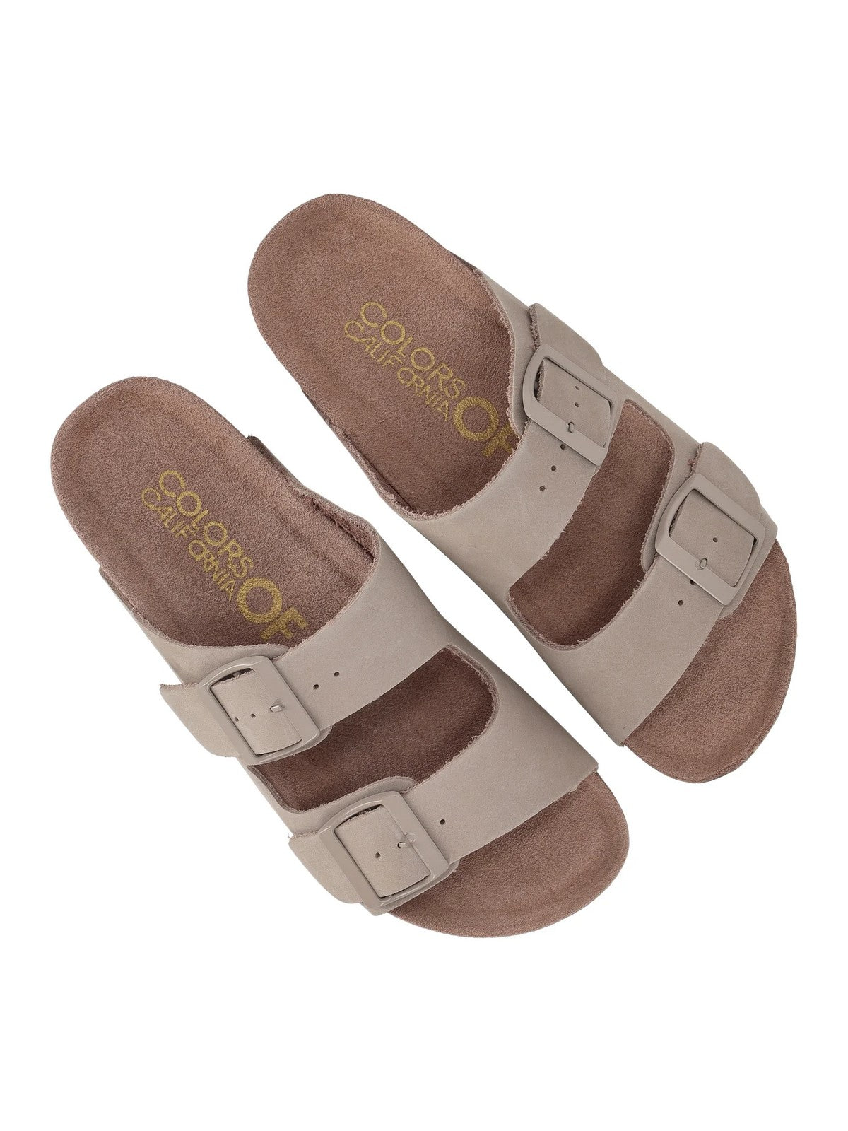 COLORS OF CALIFORNIA Sandalo Donna vintage leather sandal HC.BIO410 MUD MUD gioboutiqueweb