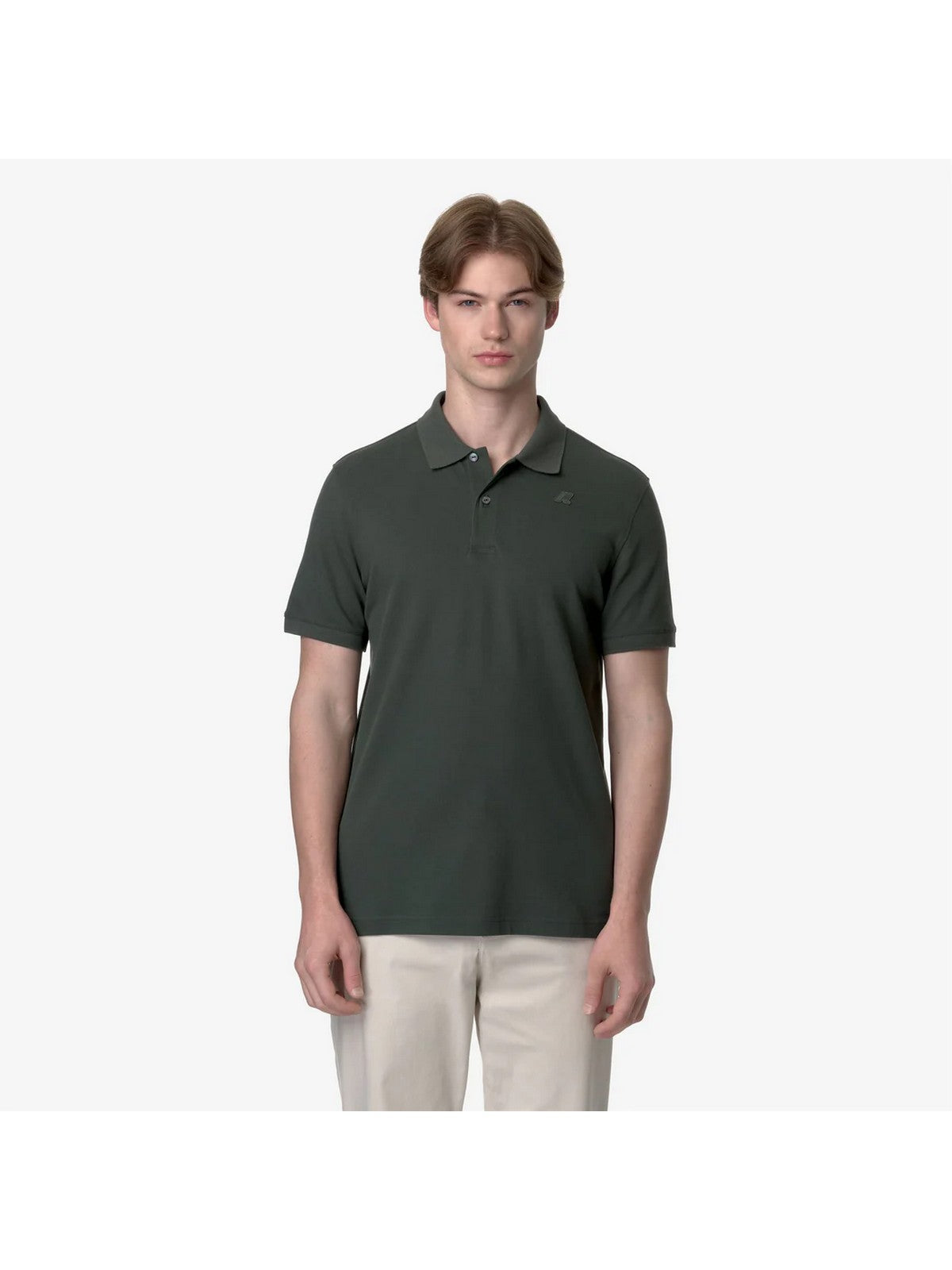 K-WAY Polo Uomo AMEDEE PIQUE K5127BW WMR Verde gioboutiqueweb