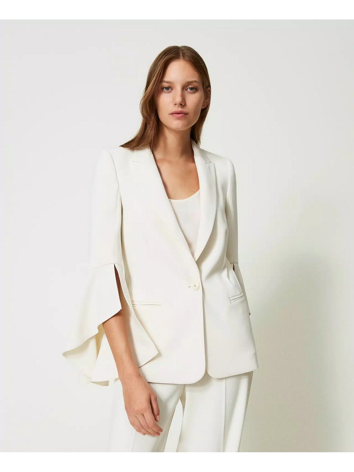 Twinset Damenjacke 241TP2290 00282 Weiß