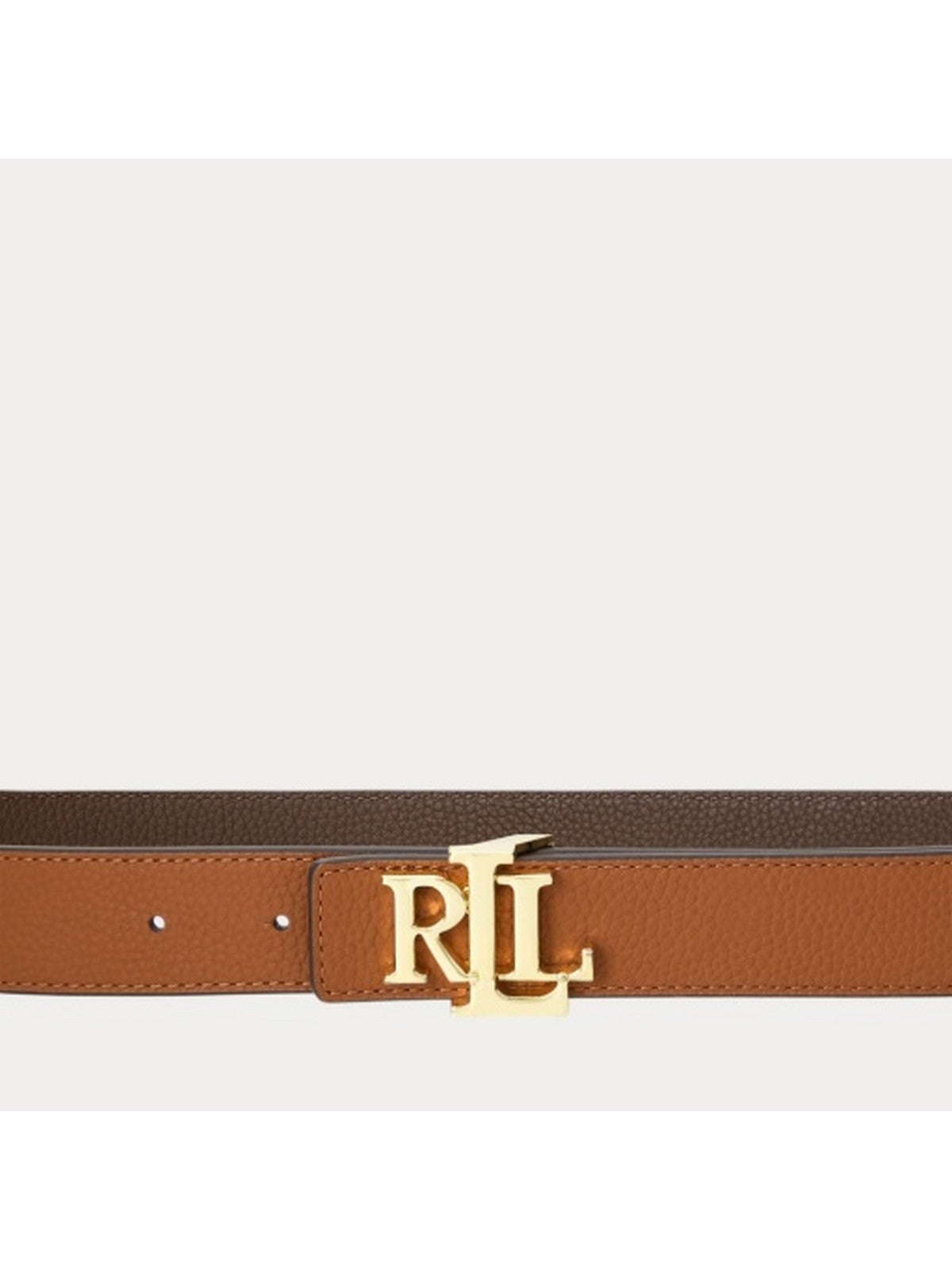 LAUREN RALPH LAUREN Cintura Donna REV LRL 30-BELT-MEDIUM 412912039 002 LAUREN TAN/DARK BROWN gioboutiqueweb