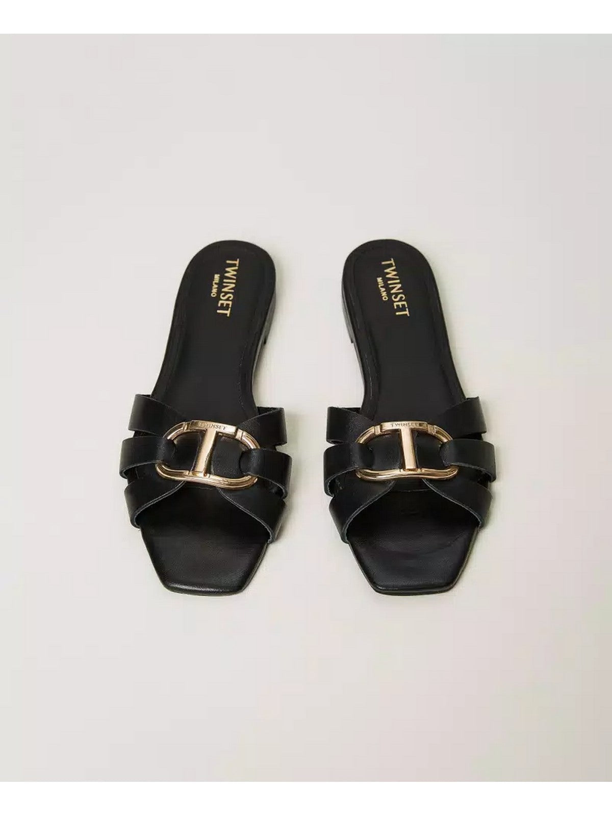 Twinset Ciabatta Donna 241TCT120 00006 Schwarz