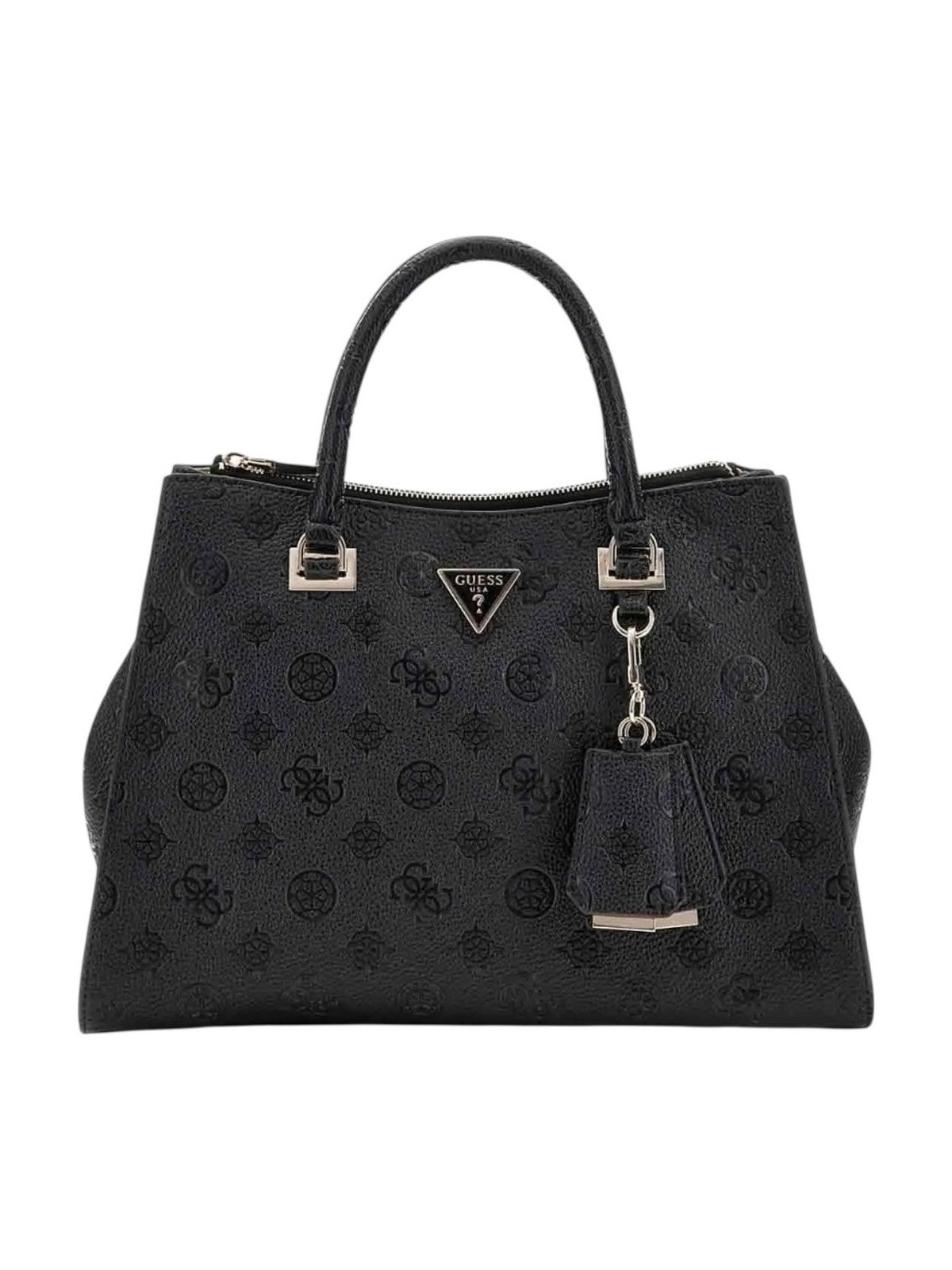 GUESS Borsa Donna CRESIDIA II SOCIETY SATCHEL HWPD98 88070 BLO BLACK LOGO