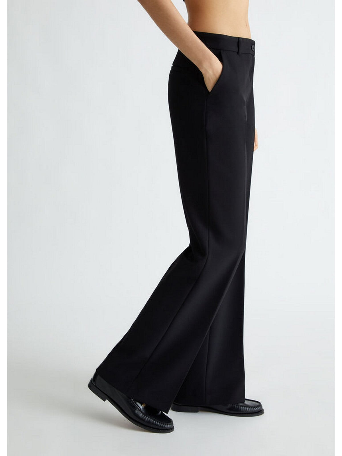 LIU JO WHITE Pantalone Donna WF4428T0486 22222 Nero gioboutiqueweb