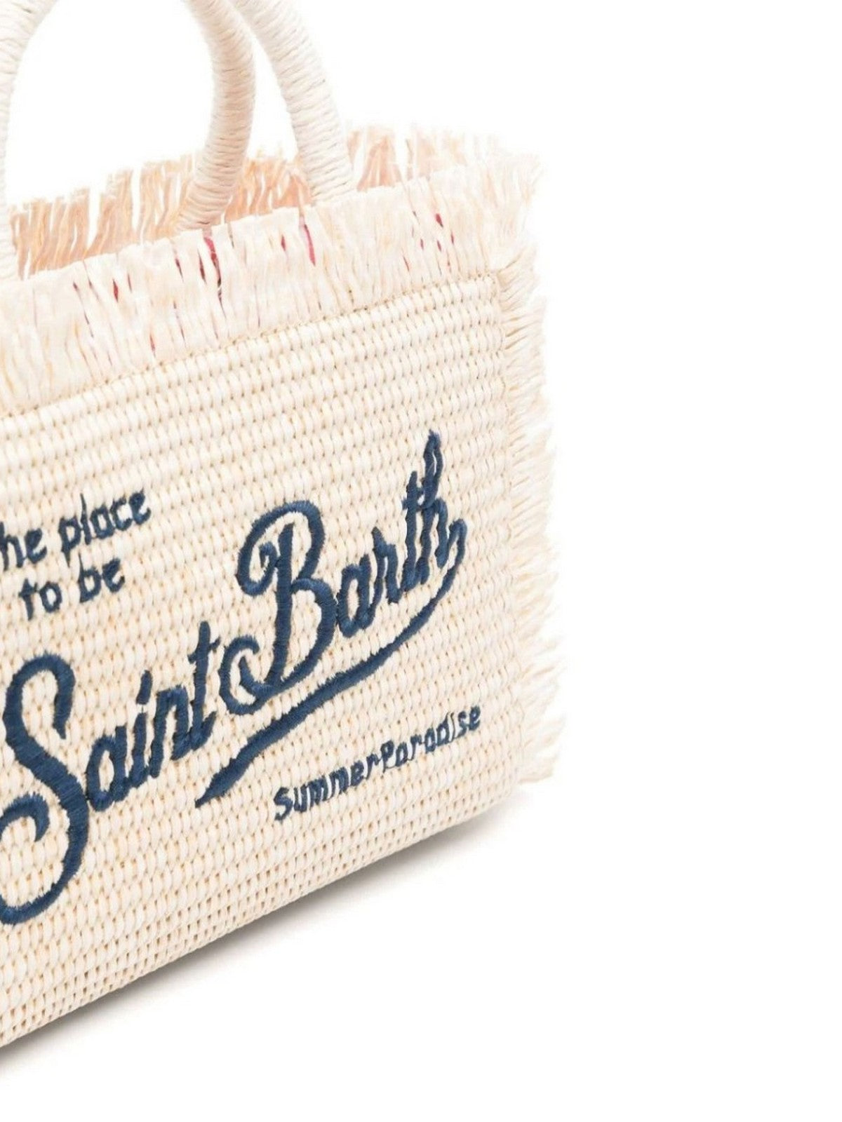 MC2 SAINT BARTH Borsa Donna VANITY MINI STRAW N 01503H 1061 EMB gioboutiqueweb