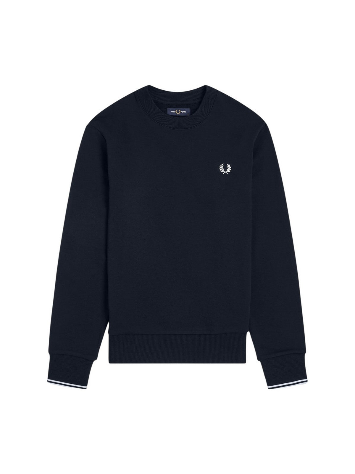 FRED PERRY Felpa Uomo FP CREW NECK SWEATSHIRT FP-M7535-57 248 NAVY