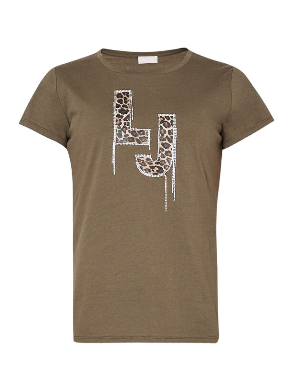 LIU JO WHITE T-Shirt e Polo Donna MA4066J5904 N9391 Verde gioboutiqueweb