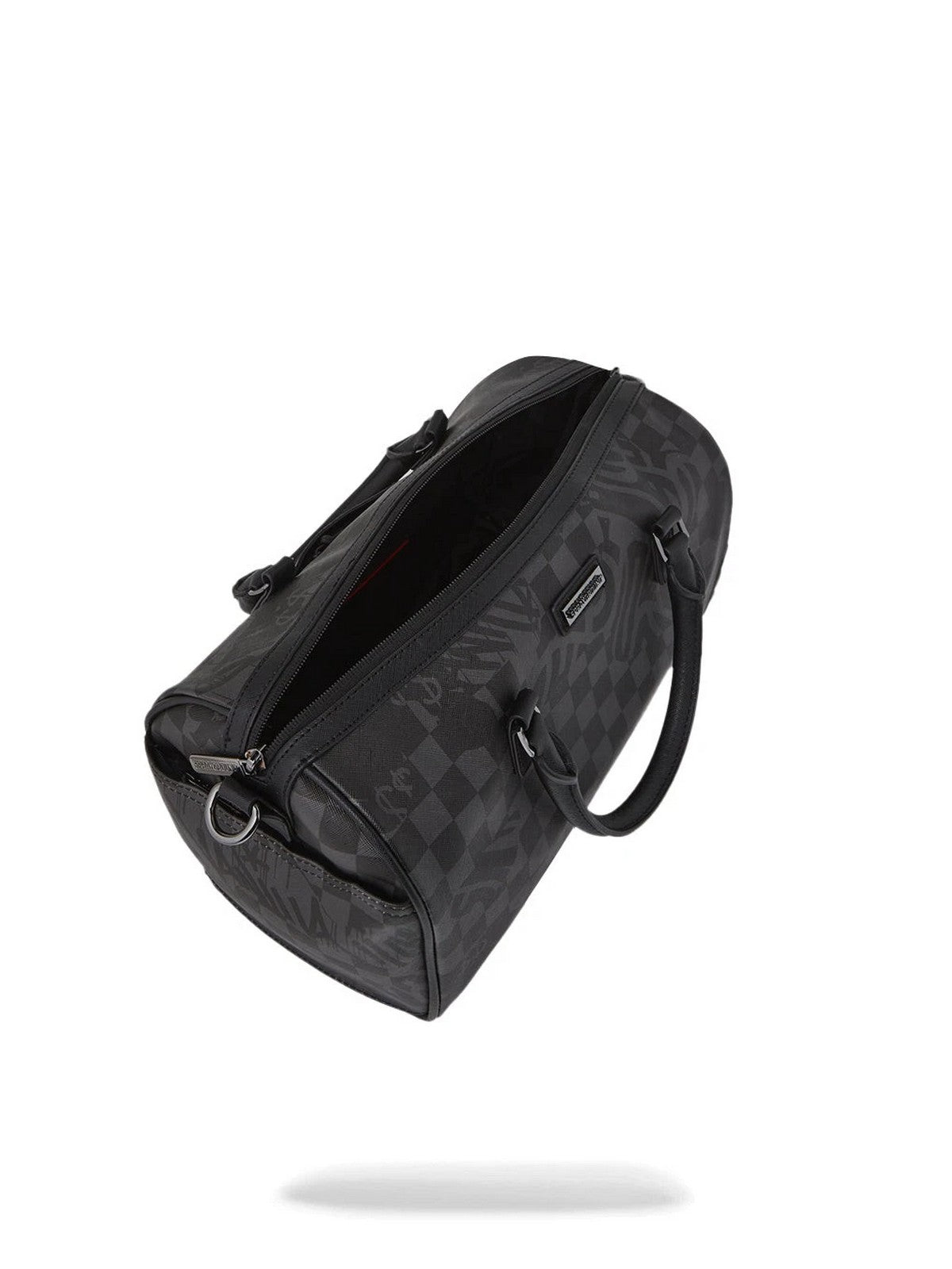 SPRAYGROUND Borsa Uomo 3AM CHECK MINI DUFFEL 910D7503NSZ Grigio gioboutiqueweb