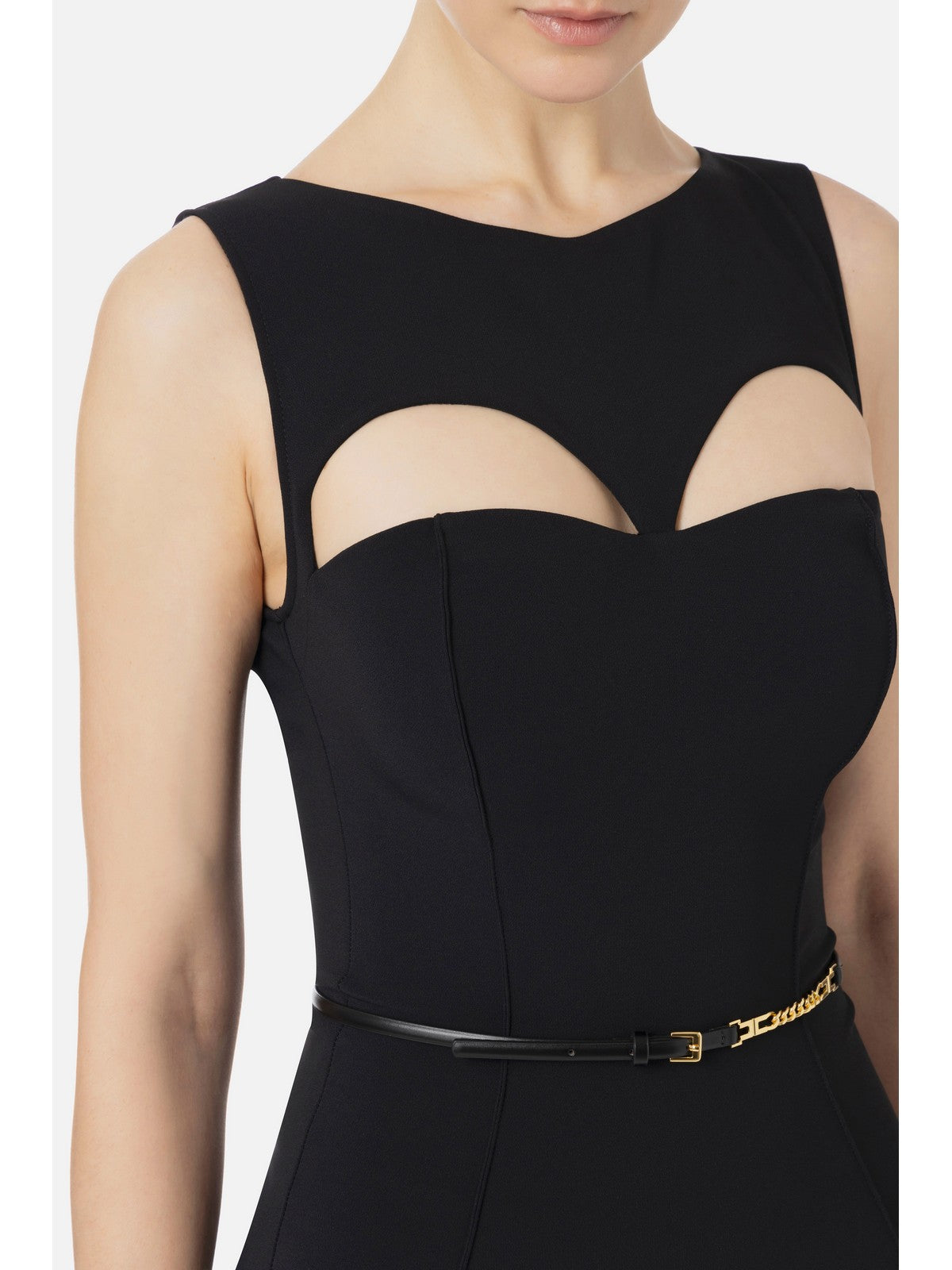 ELISABETTA FRANCHI Abito Donna AB60742E2 110 Nero gioboutiqueweb