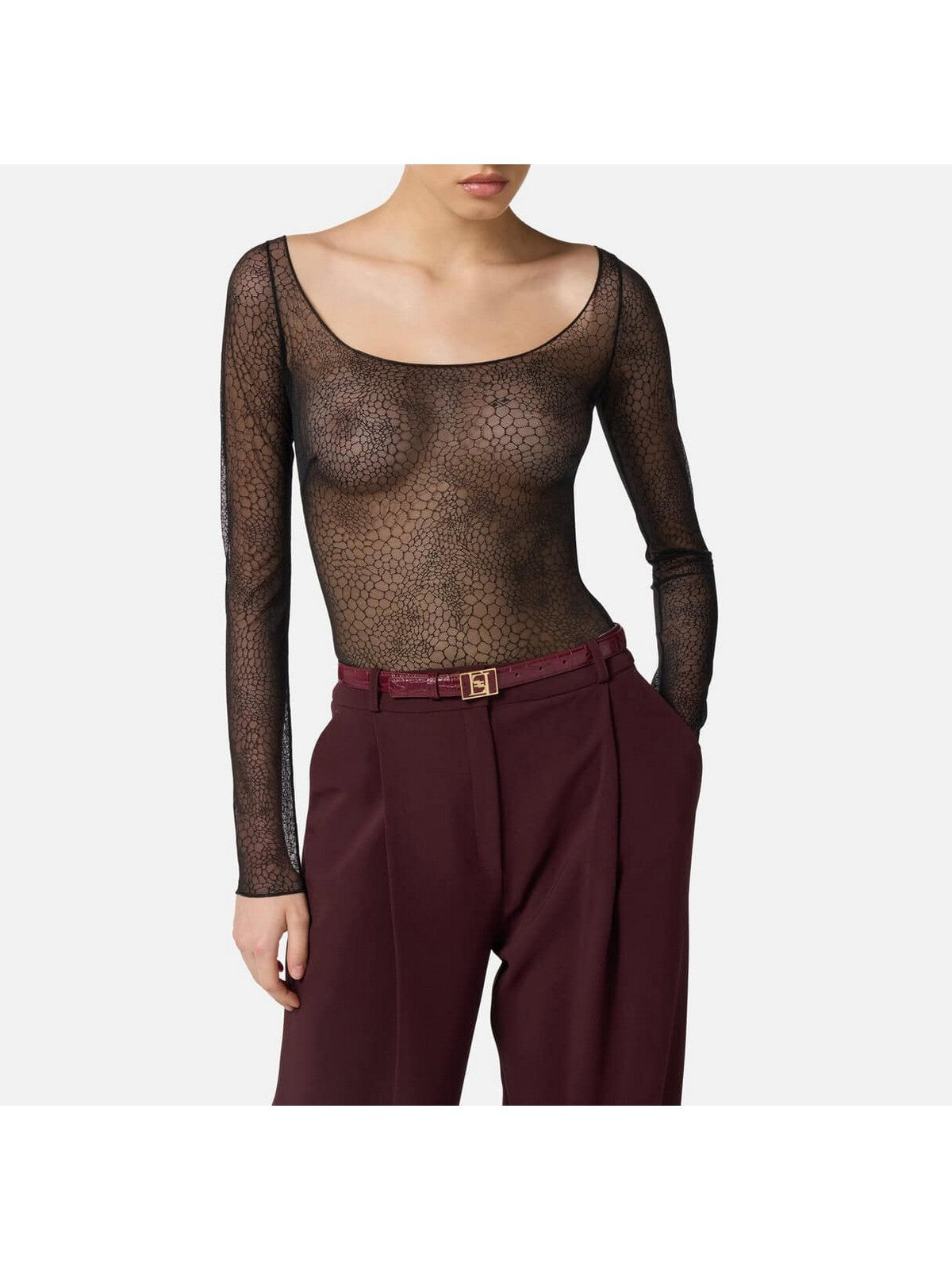 ELISABETTA FRANCHI Cintura Donna CT47S56E2 EA4 MERLOT