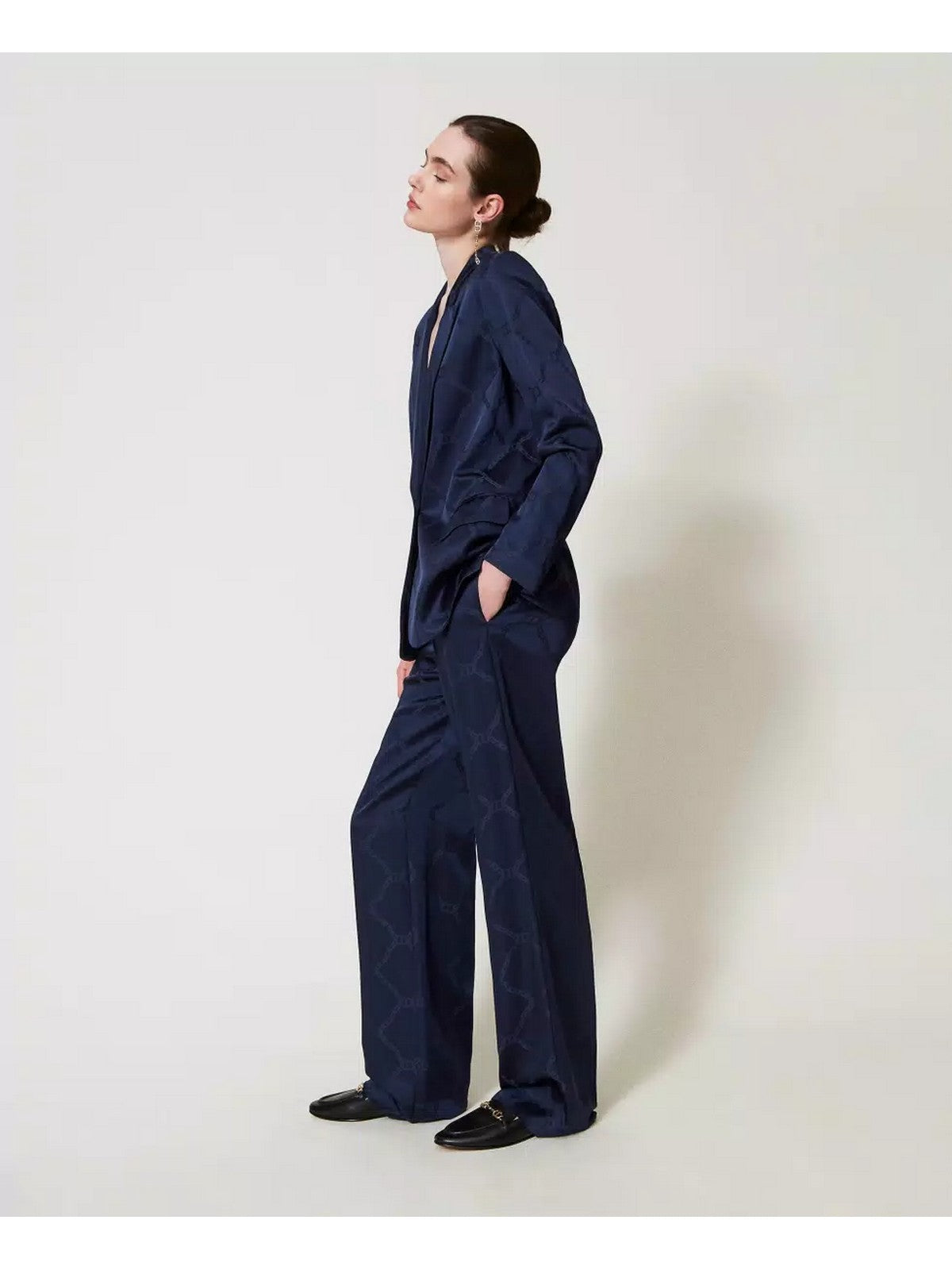 TWINSET Pantalone Donna 251TP2011 00384 Blu gioboutiqueweb