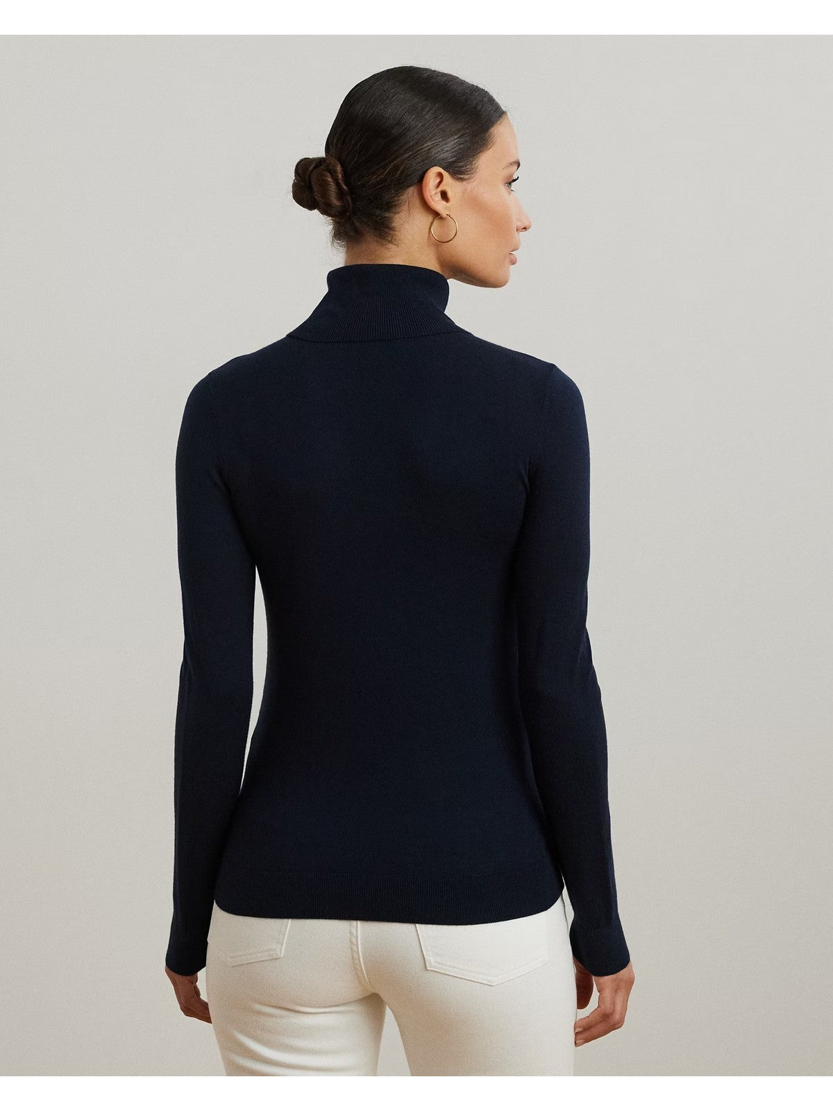 LAUREN RALPH LAUREN Maglione dolcevita Donna ZOE-LONG SLEEVE-PULLOVER 200940470 002 LAUREN NAVY