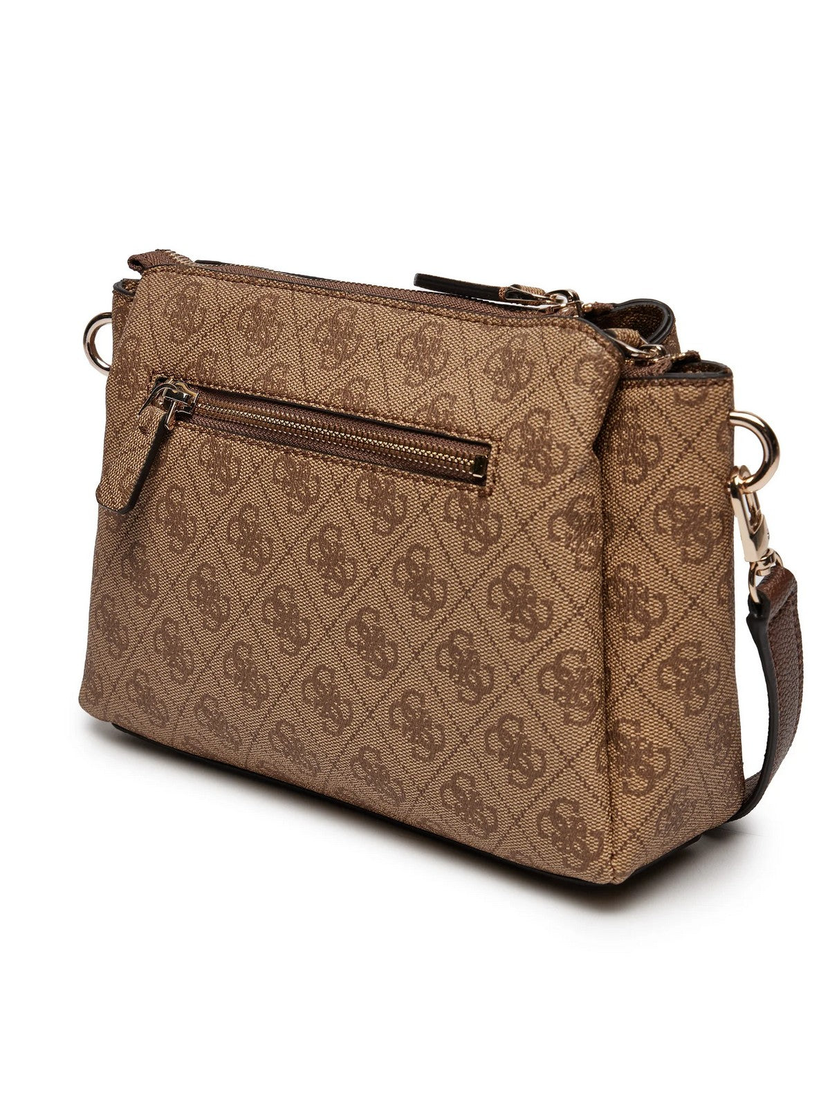 GUESS Borsa Donna NOELLE TRI COMPARTMENT XBODY HWBG78 79120 LGW LATTE LOGO/BROWN