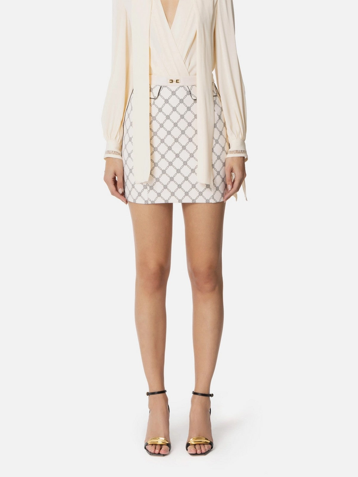 ELISABETTA FRANCHI Jupe féminine gos0351e2-e84 beige