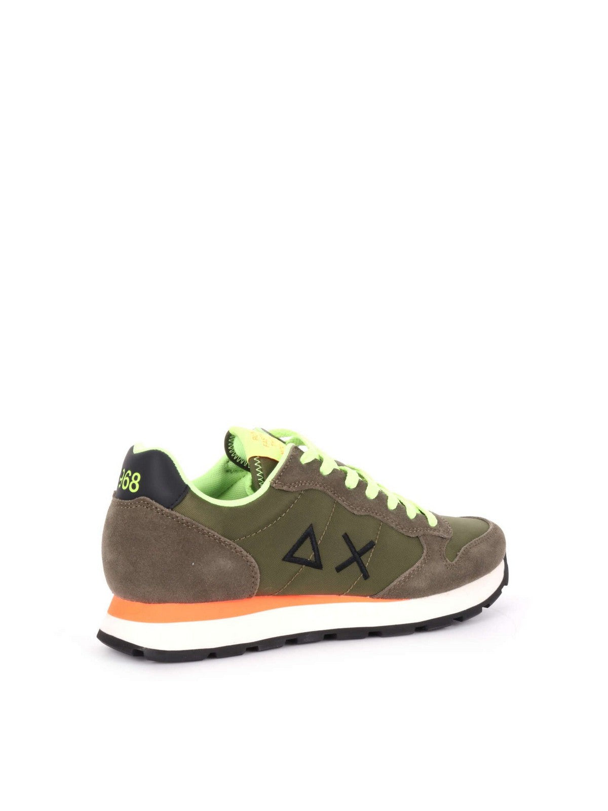 SUN68 Sneaker Uomo Tom fluo Z35102 19 Verde gioboutiqueweb