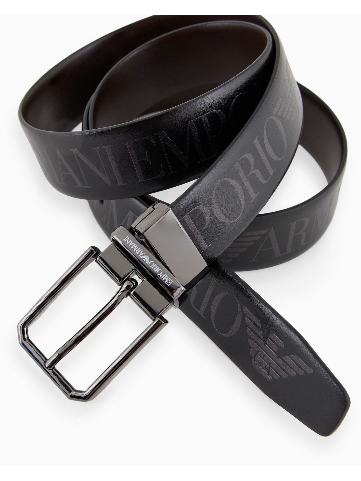 EMPORIO ARMANI Cintura Uomo Y4S653 YQ95I 80001 Nero gioboutiqueweb