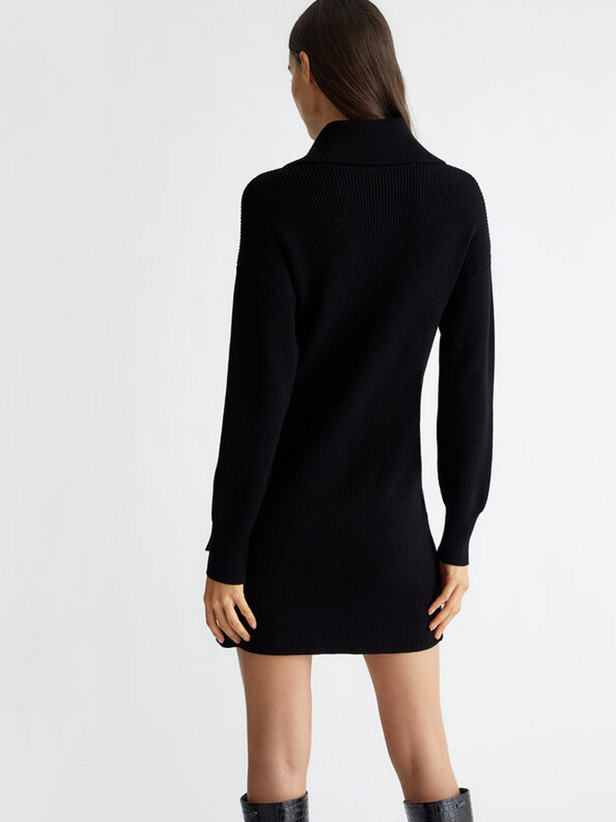 LIU JO WHITE Abito Donna WF4228MS99E 22222 Nero gioboutiqueweb