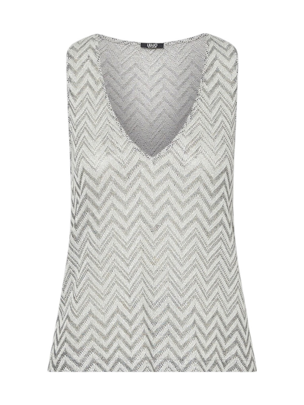 LIU JO BEACHWEAR Canotta Donna VA6175J3878 C3887 Nero/silver lux